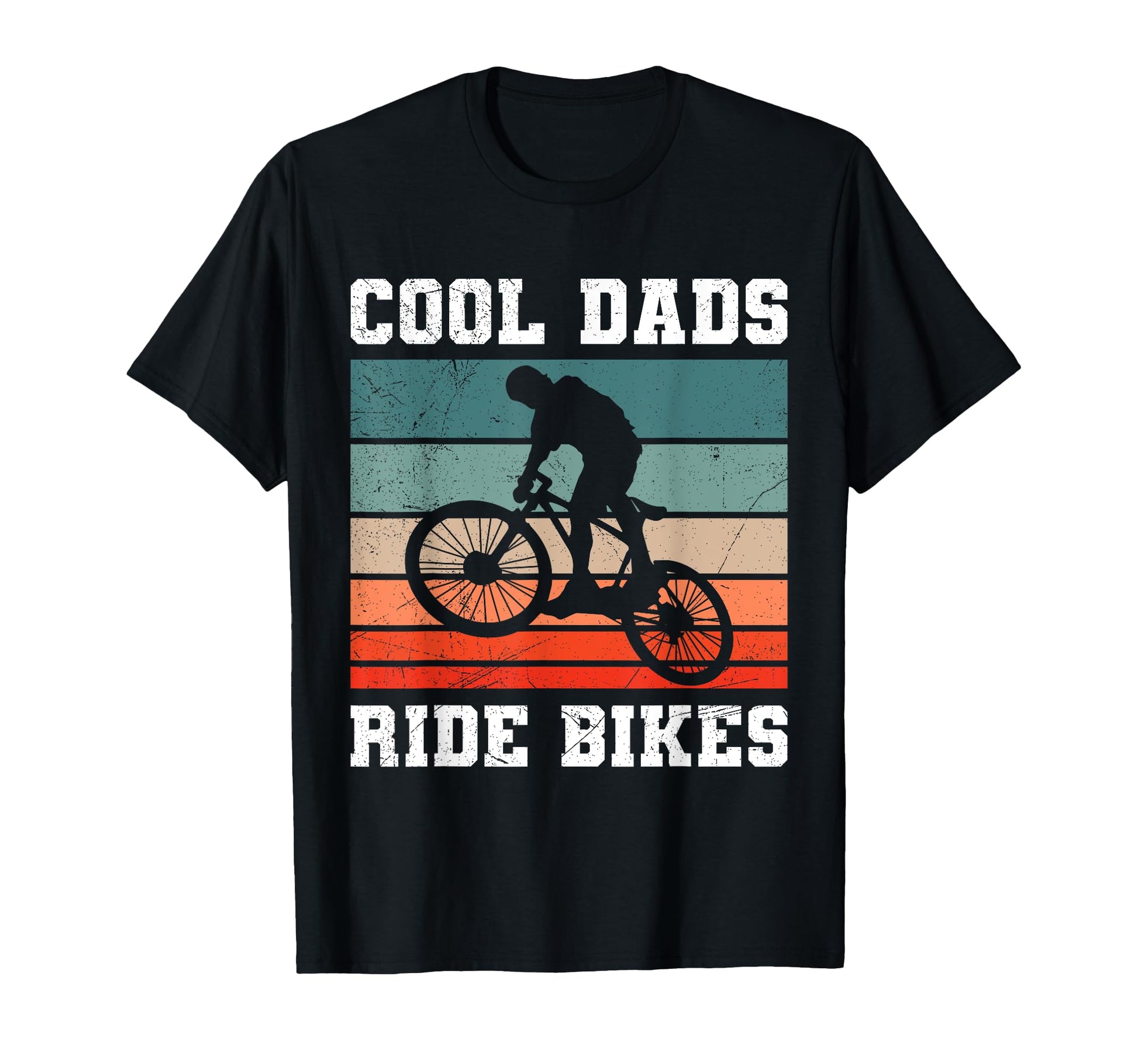 Father Dads Ride Bikes Biking Funny Cyclist T-Shirt - Trendy Graphic Unisex - T-Shirt, Sweatshirt, Hoodie