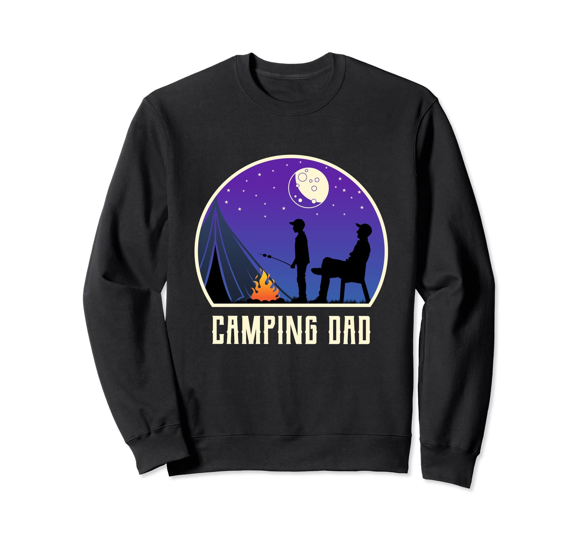Camping Mountains Wilderness Sweatshirt - Aesthetic Graphic Men Women - T-Shirt, Sweatshirt, Hoodie