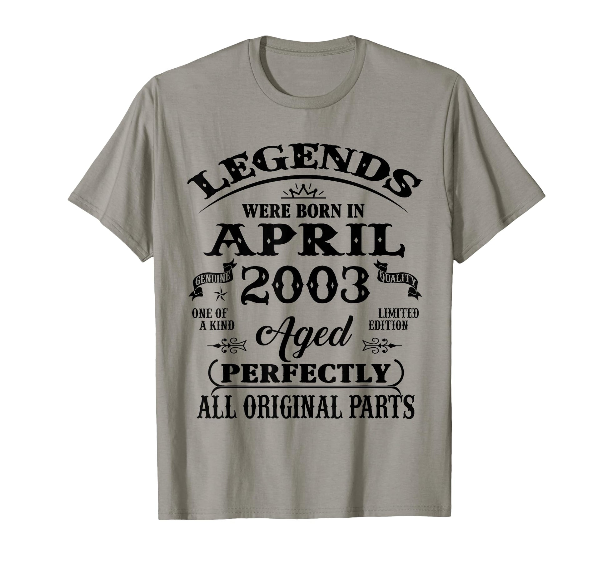 23Rd Birthday Gift Legend Born April T-Shirt - Unique Graphic Men Women - T-Shirt, Sweatshirt, Hoodie