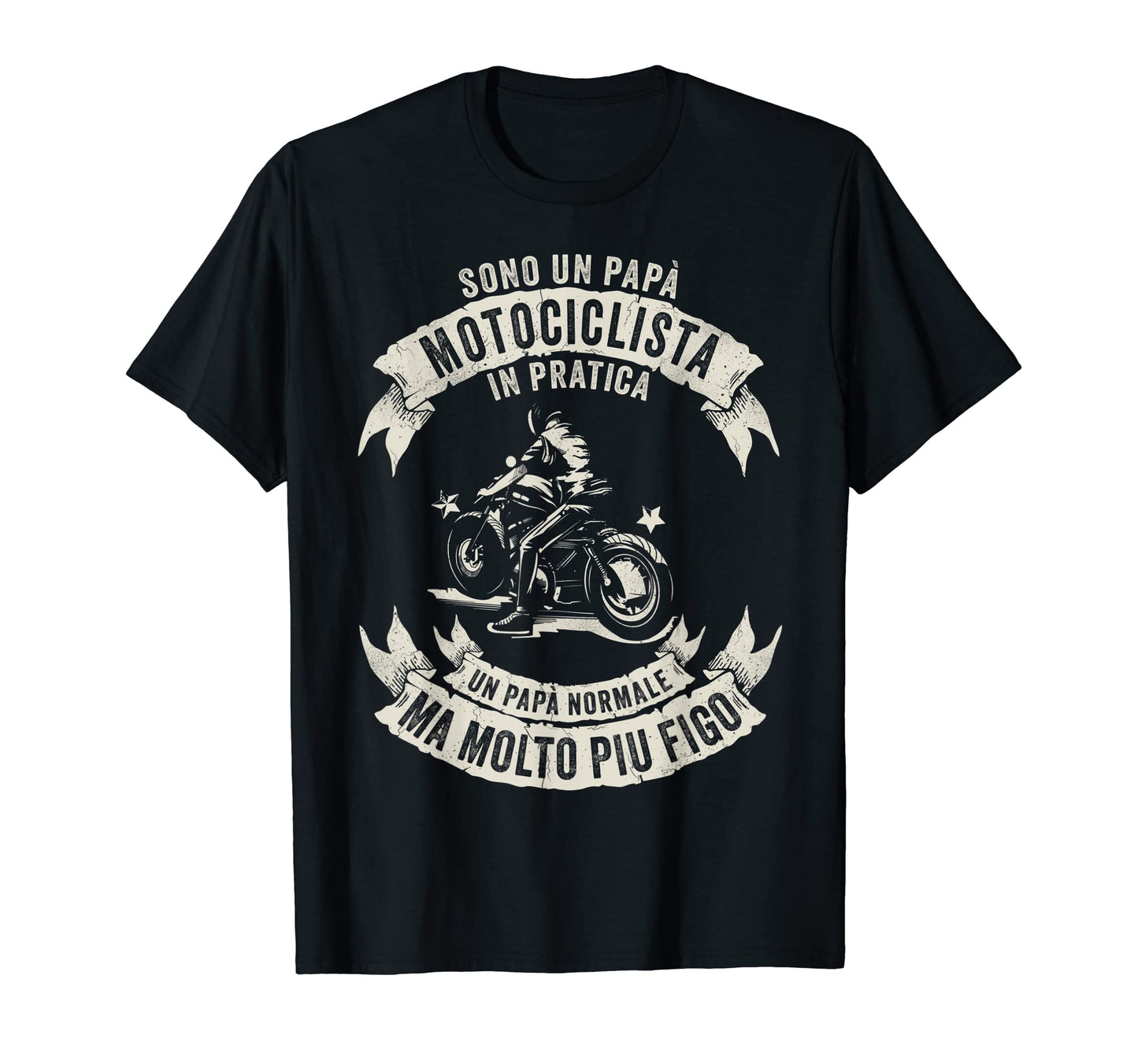 Dad Biker Gift Fathers Day T-Shirt - Casual Everyday Wear Men Women - T-Shirt, Sweatshirt, Hoodie