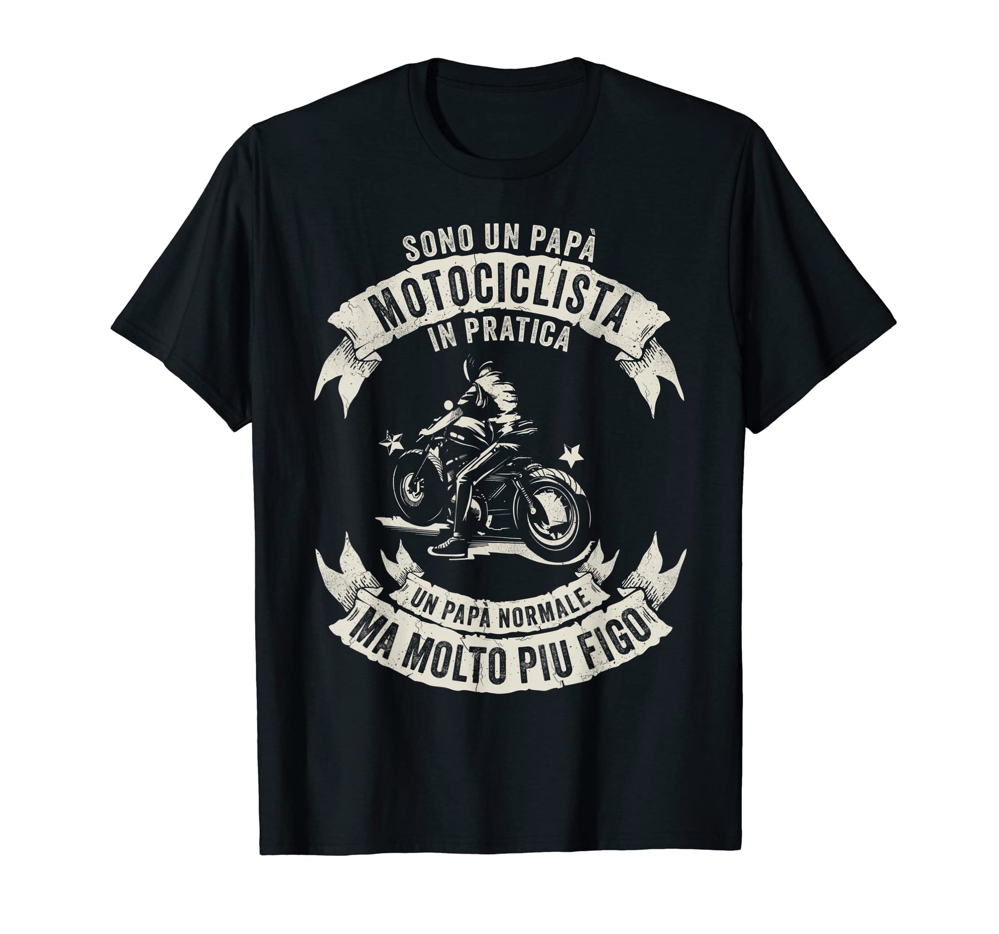 Dad Biker Gift Fathers Day T-Shirt - Casual Everyday Wear Men Women - T-Shirt, Sweatshirt, Hoodie