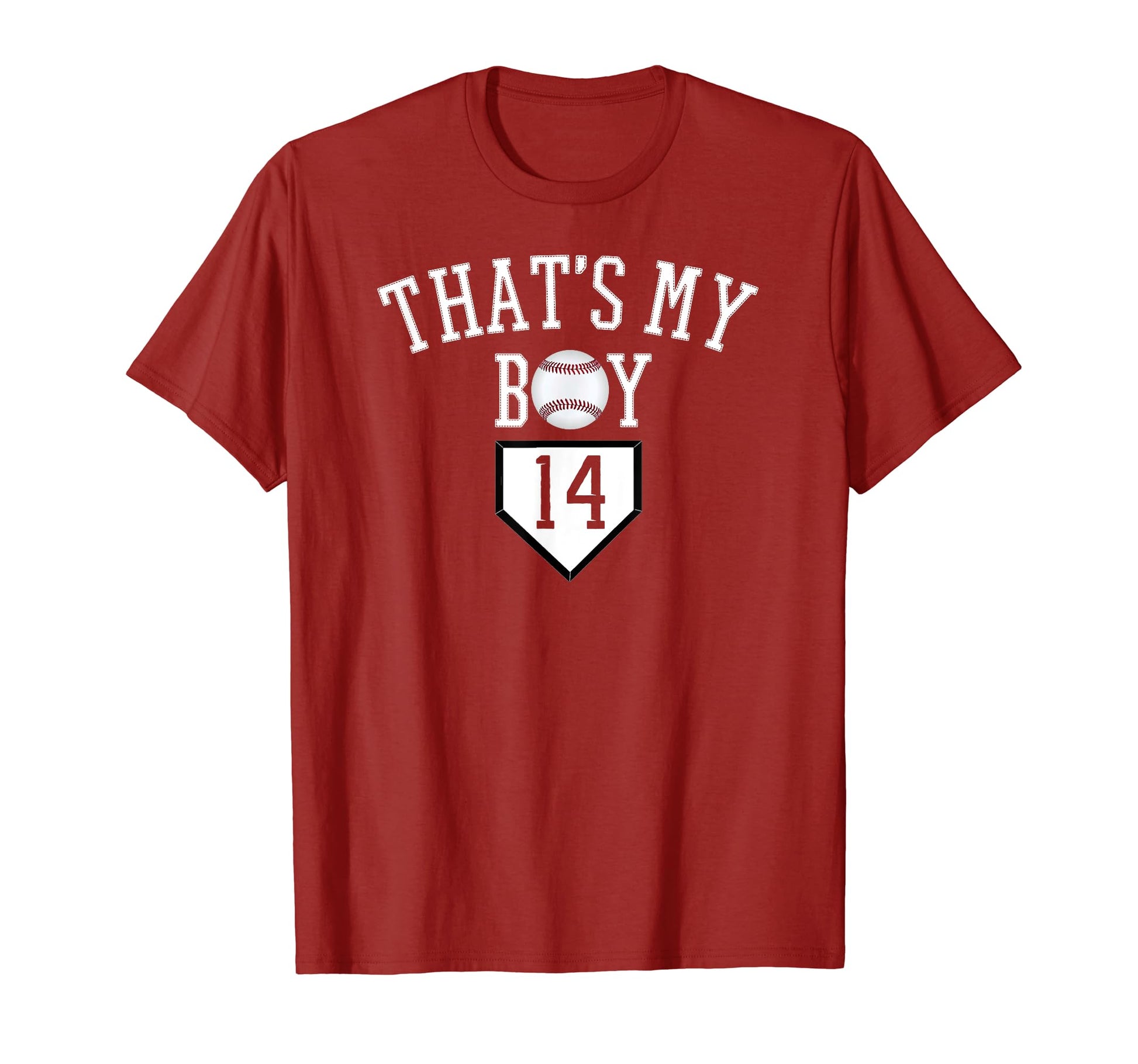 14 Thats My Baseball Number T-Shirt - Casual Everyday Wear Men Women - T-Shirt, Sweatshirt, Hoodie
