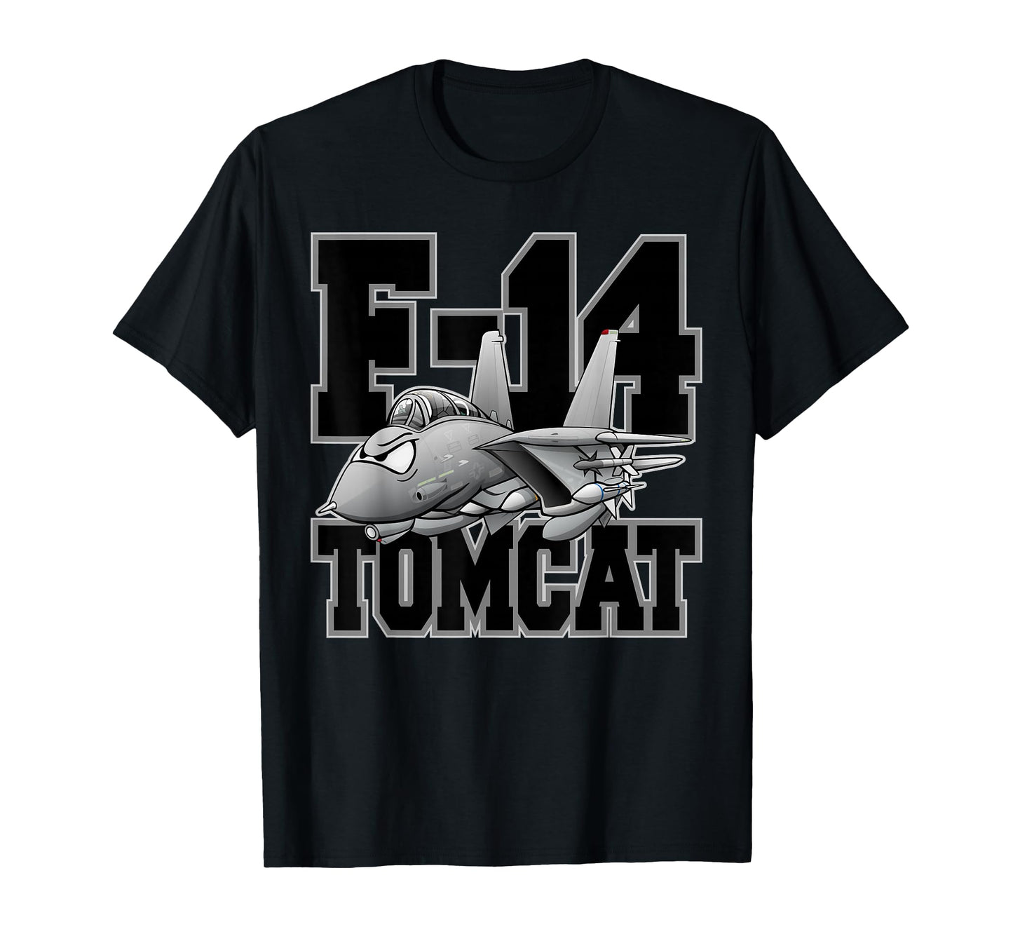 F 14 Tomcat Naval Military Fighter T-Shirt - Aesthetic Graphic for Adults - T-Shirt, Sweatshirt, Hoodie