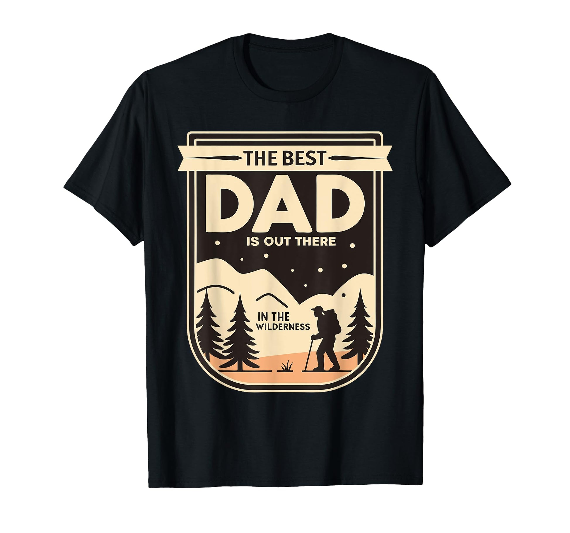 Best Dad Fathers Day Camping Hiking Dad T-Shirt - Trendy Graphic for Adults - T-Shirt, Sweatshirt, Hoodie