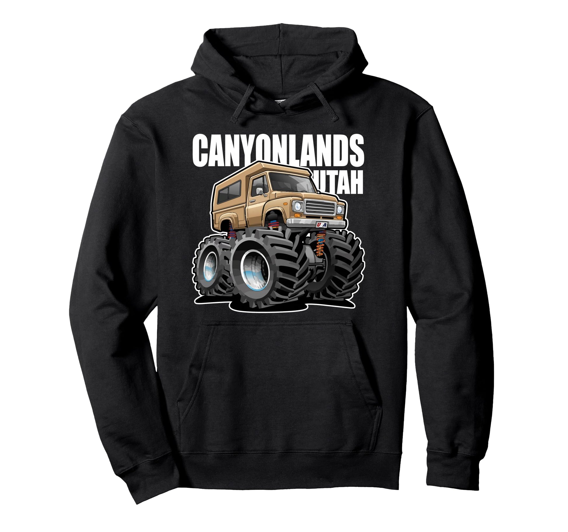 Canyonlands Utah Offroad 4X4 Pick Up Hoodie - Aesthetic Graphic Unisex - T-Shirt, Sweatshirt, Hoodie