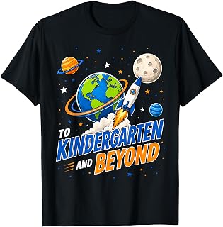 First Day of Kindergarten Shirt Boys 1st Day of School Space T-Shirt Unisex T-shirt, Sweatshirt, Hoodie, Long Sleeve Tee - T-Shirt, Sweatshirt, Hoodie