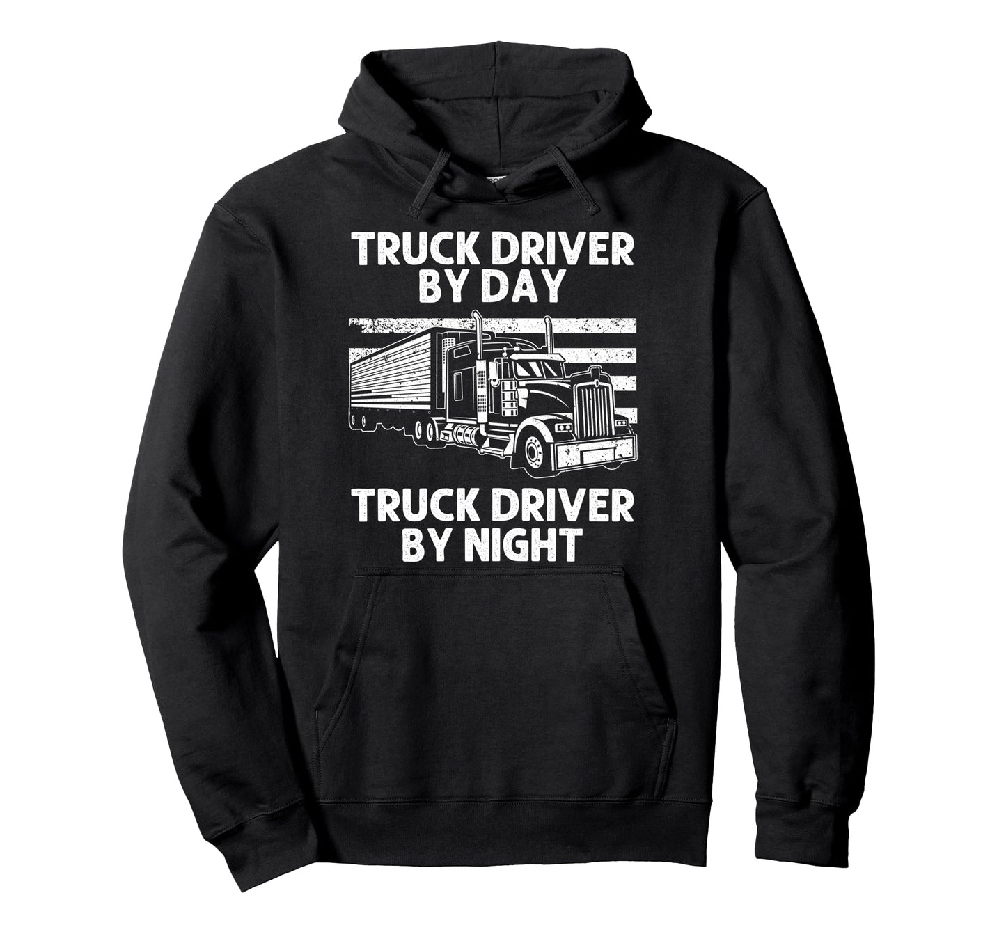Best Truck Driver Art Dad Trucking Hoodie - Fun Novelty Design for Adults - T-Shirt, Sweatshirt, Hoodie