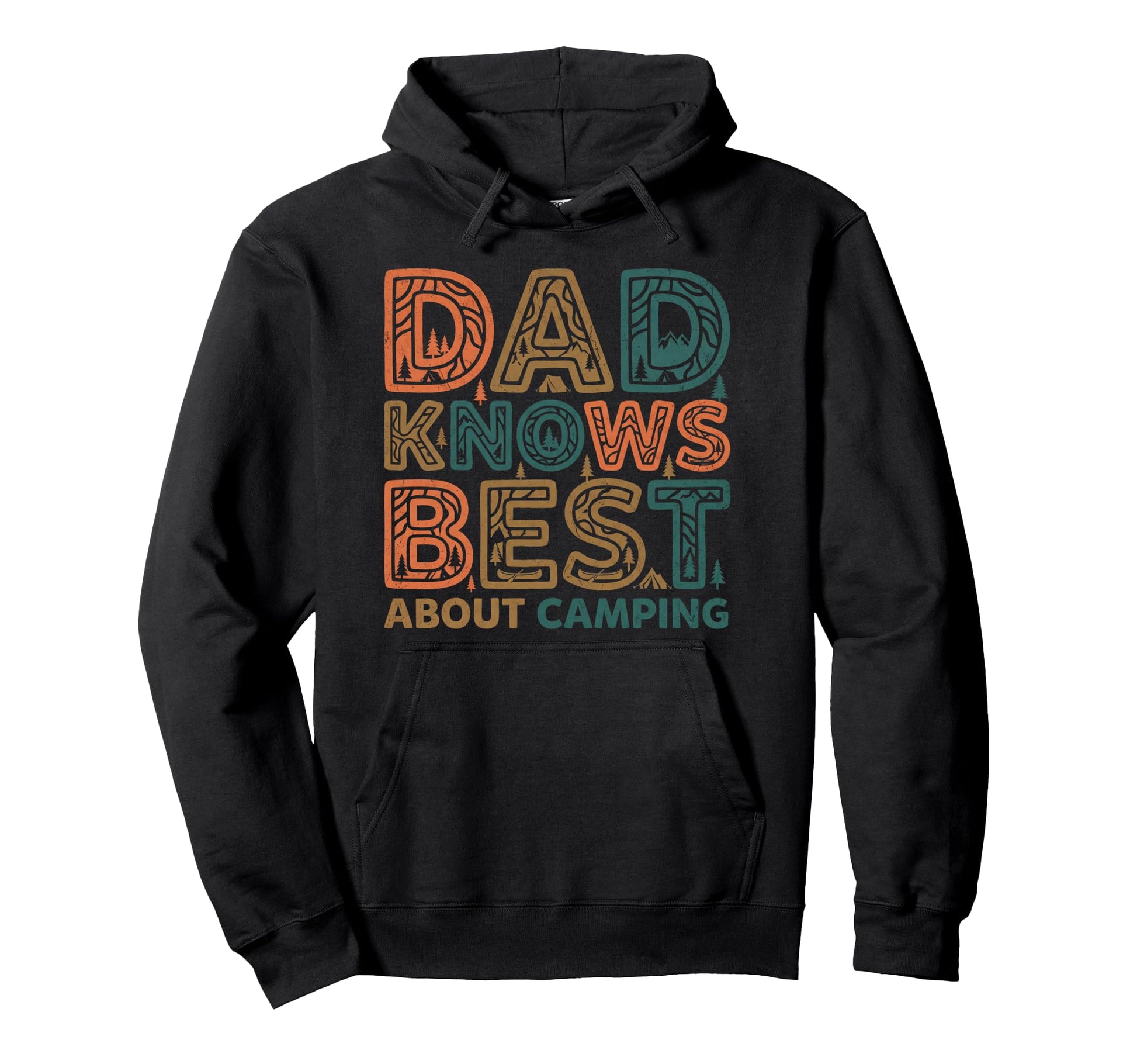 Funny Dad Camping Outdoor Gift Papa Hoodie - Novelty Apparel Men Women - T-Shirt, Sweatshirt, Hoodie