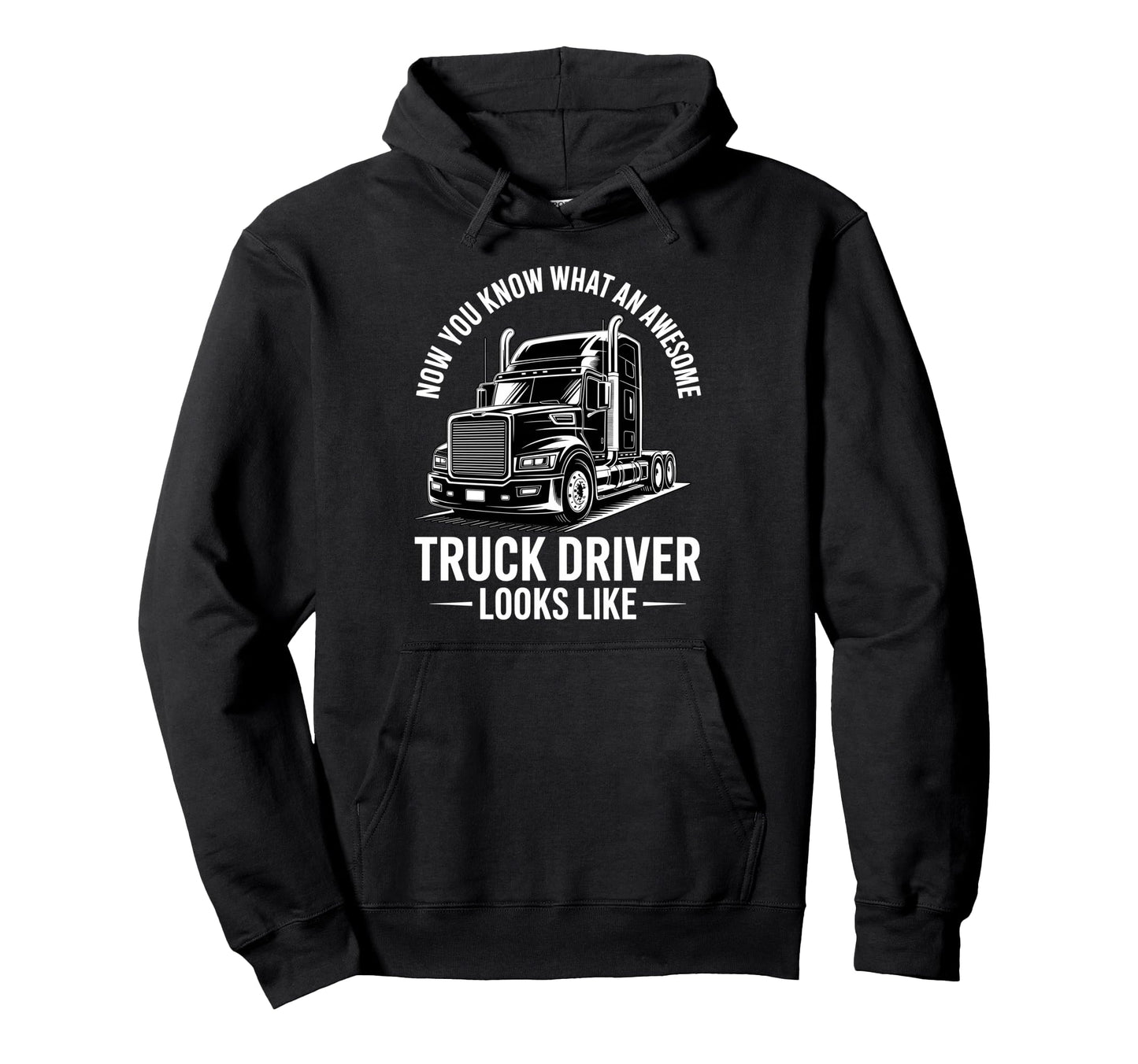 Best Truck Driver Art Dad Trucking Cdl Hoodie - Novelty Apparel for Adults - T-Shirt, Sweatshirt, Hoodie