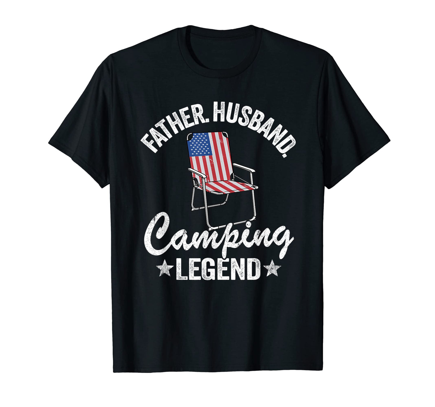 Father Husband Camping Legend Dad T-Shirt - Custom Art Print Unisex - T-Shirt, Sweatshirt, Hoodie
