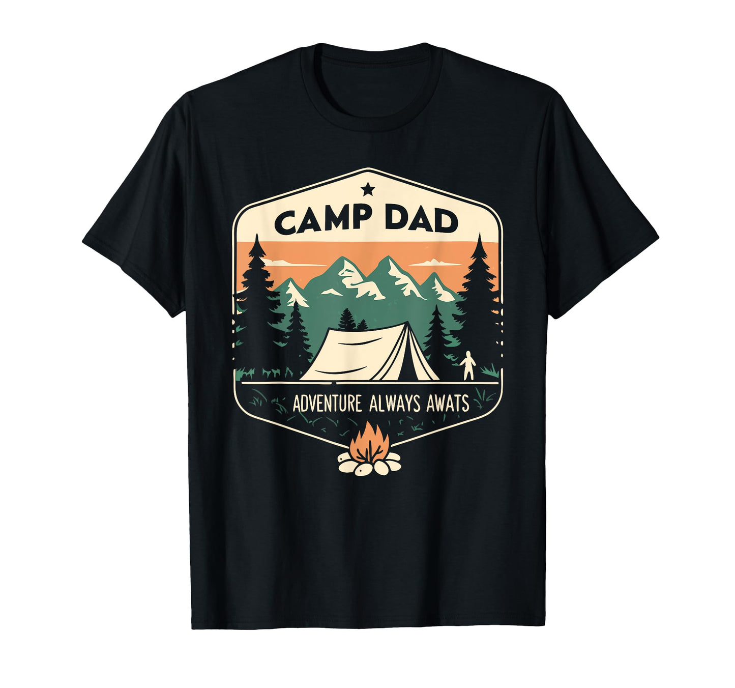Fathers Day Camping Outdoorsy Dads Hoodie - Aesthetic Graphic Men Women - T-Shirt, Sweatshirt, Hoodie