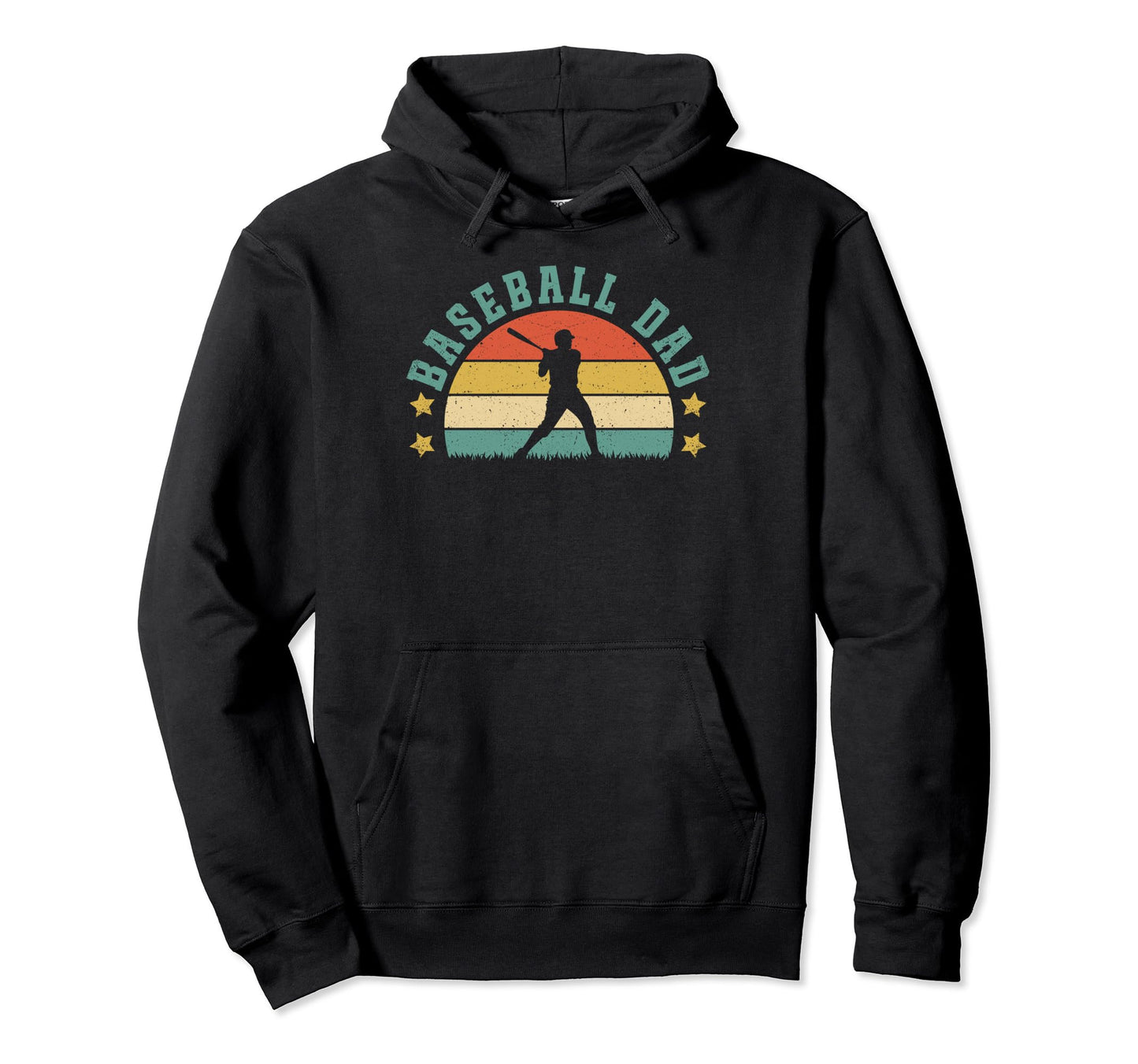 Baseball Softball Fathers Day Dad Hoodie - Graphic Print for Adults - T-Shirt, Sweatshirt, Hoodie