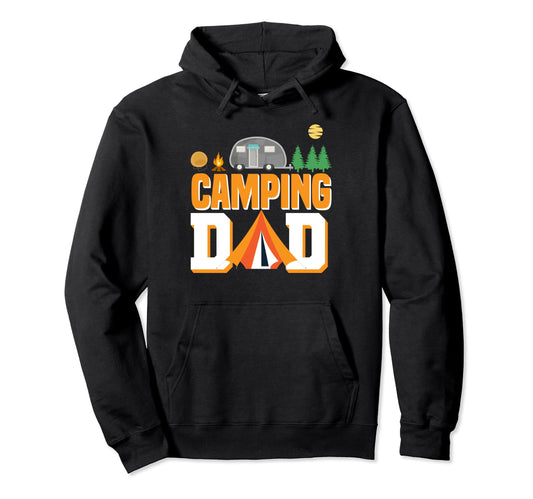 Camping Dad 5Th Wheel Camper Rv Hoodie - Fun Novelty Design Men Women - T-Shirt, Sweatshirt, Hoodie