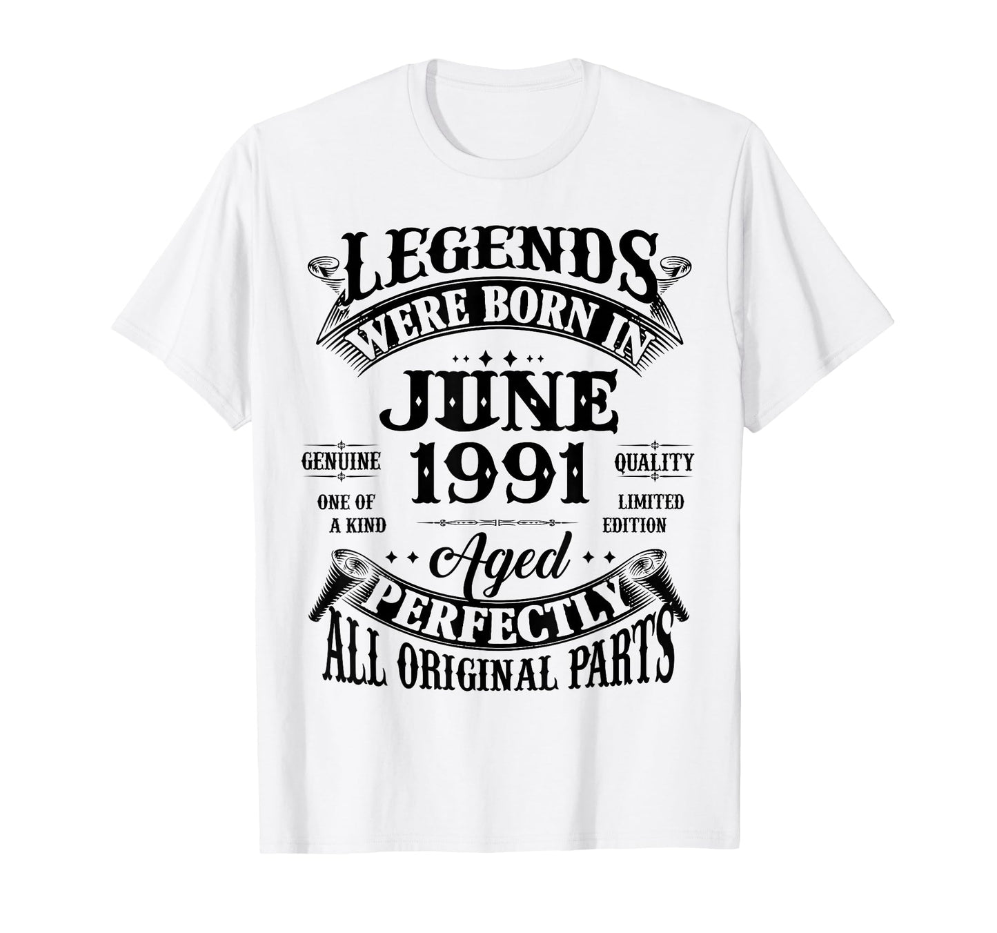 35Th Birthday Gift Legend Born June T-Shirt - Aesthetic Graphic Men Women - T-Shirt, Sweatshirt, Hoodie