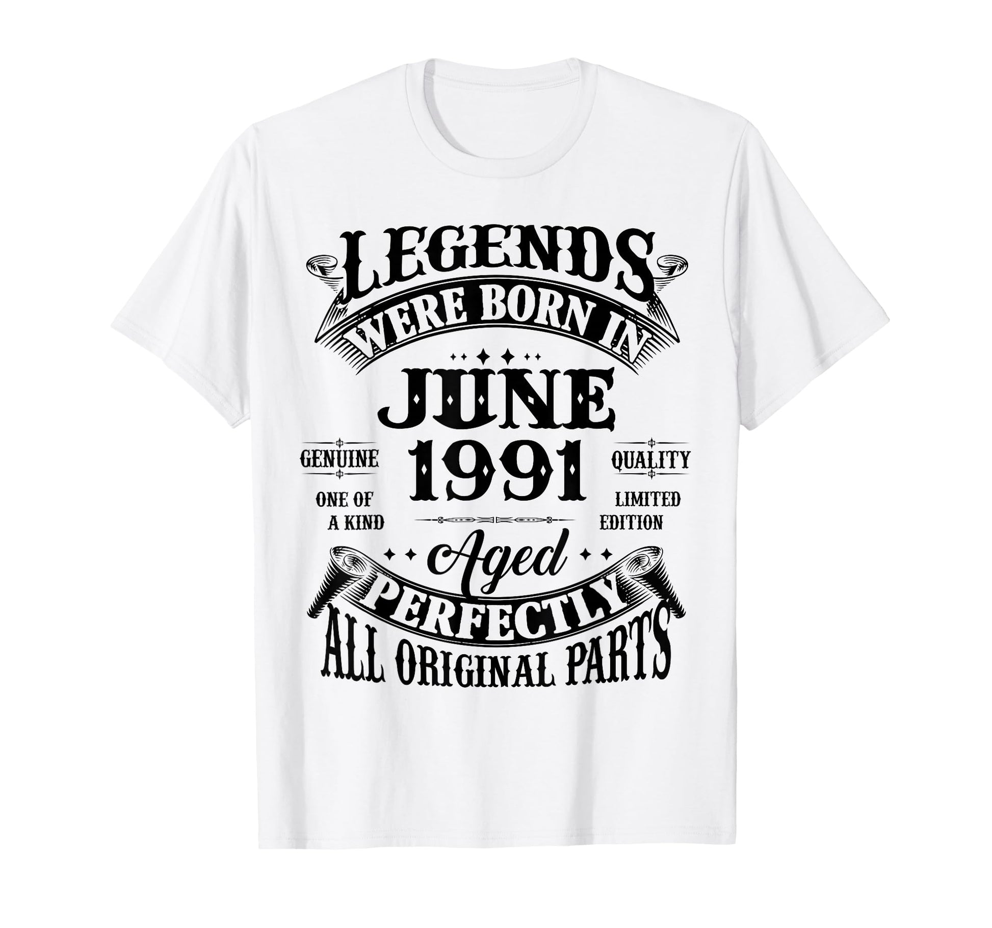 35Th Birthday Gift Legend Born June T-Shirt - Aesthetic Graphic Men Women - T-Shirt, Sweatshirt, Hoodie