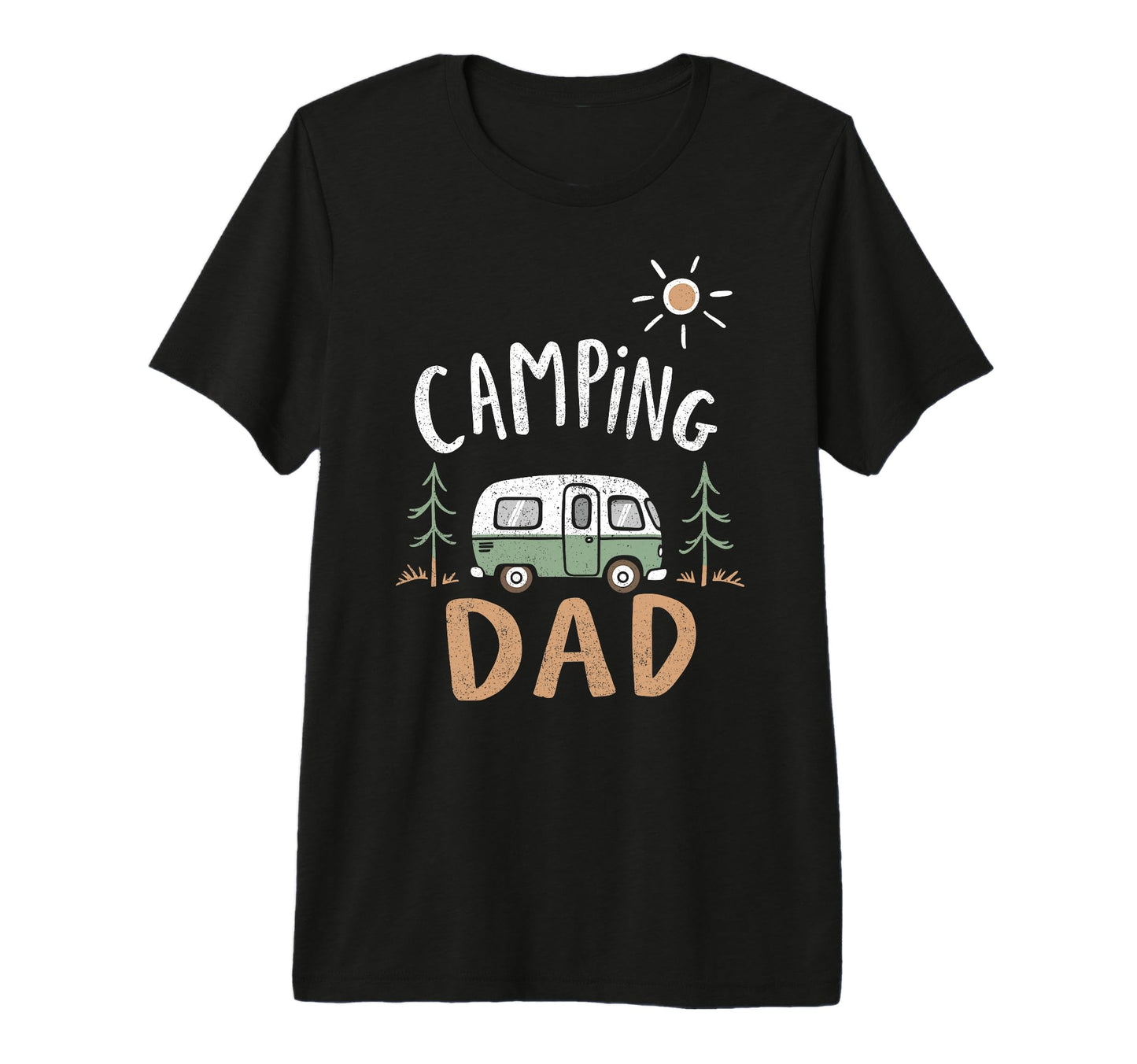 Camping Dad Trailer Driver Funny Camp T-Shirt - Custom Art Print Men Women - T-Shirt, Sweatshirt, Hoodie