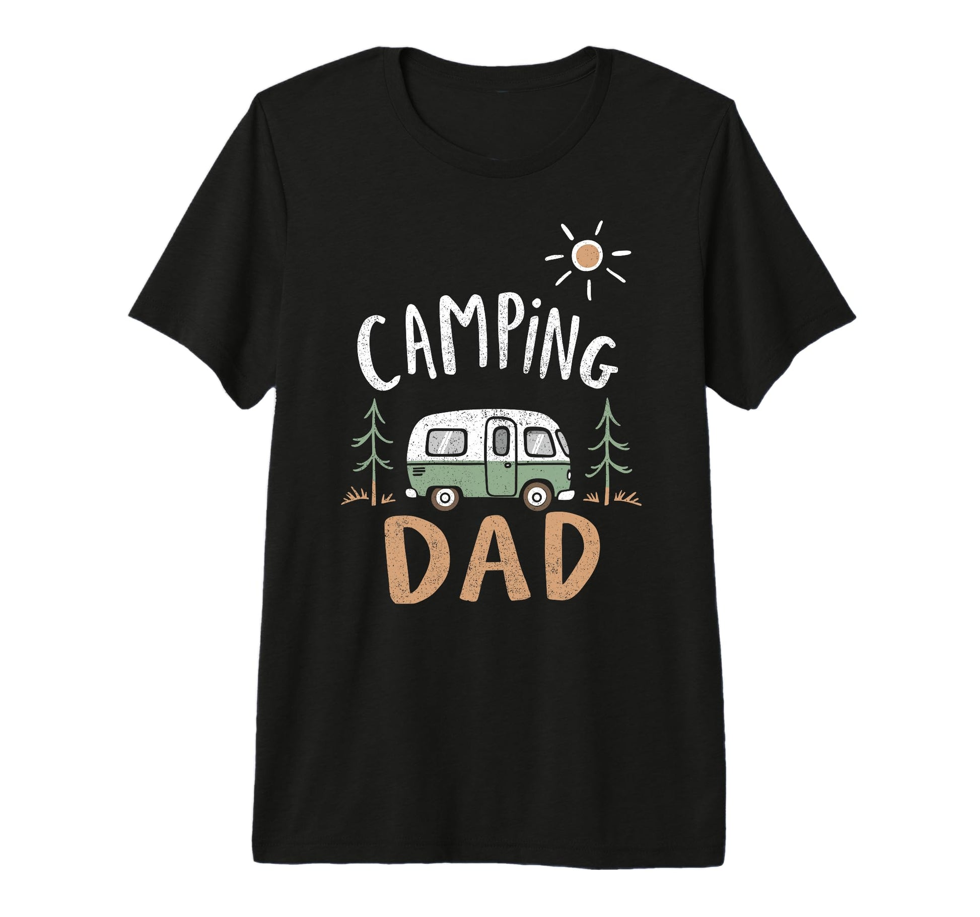 Camping Dad Trailer Driver Funny Camp T-Shirt - Custom Art Print Men Women - T-Shirt, Sweatshirt, Hoodie