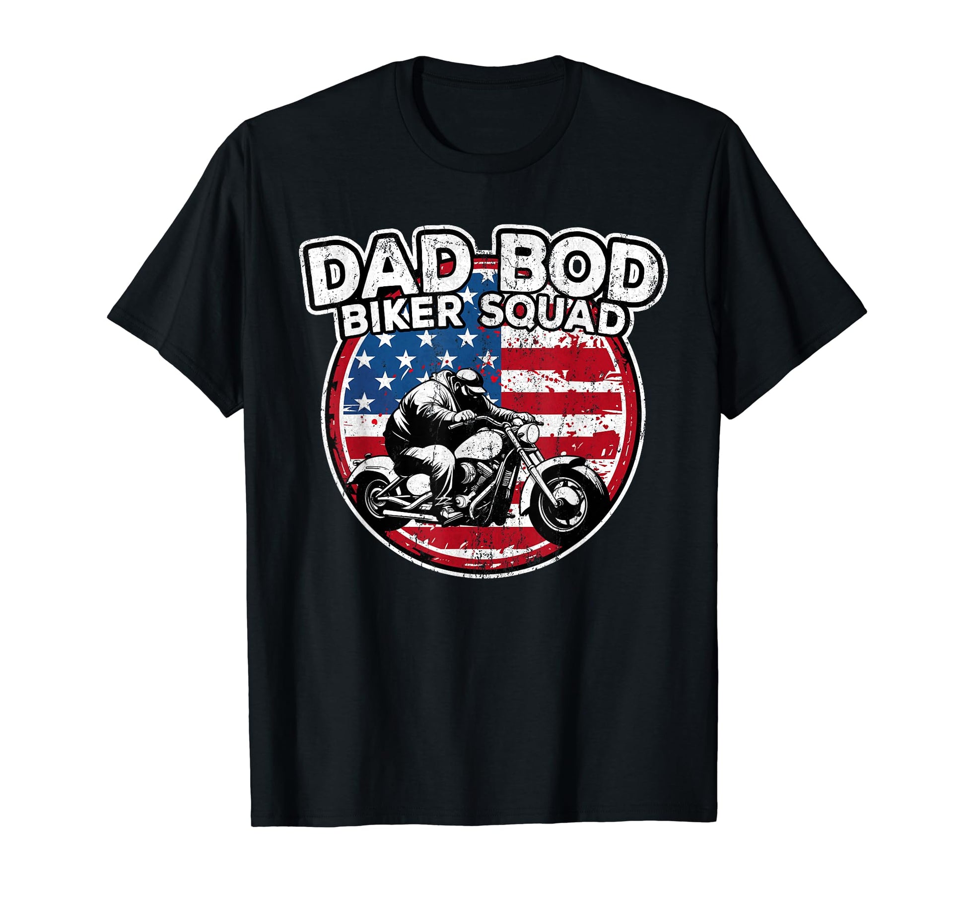 Dad Bod Biker Squad Biker Dad T-Shirt - Unique Graphic Men Women - T-Shirt, Sweatshirt, Hoodie