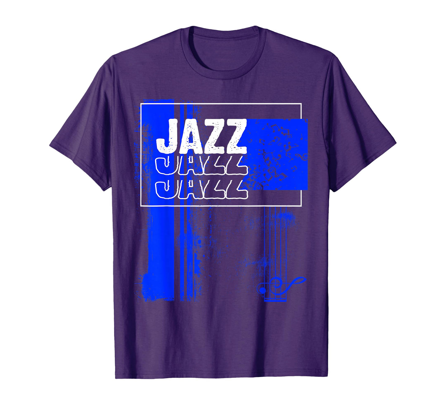 Jazz Blue Music Notes Designs Rn T-Shirt - Minimalist Print Unisex - T-Shirt, Sweatshirt, Hoodie