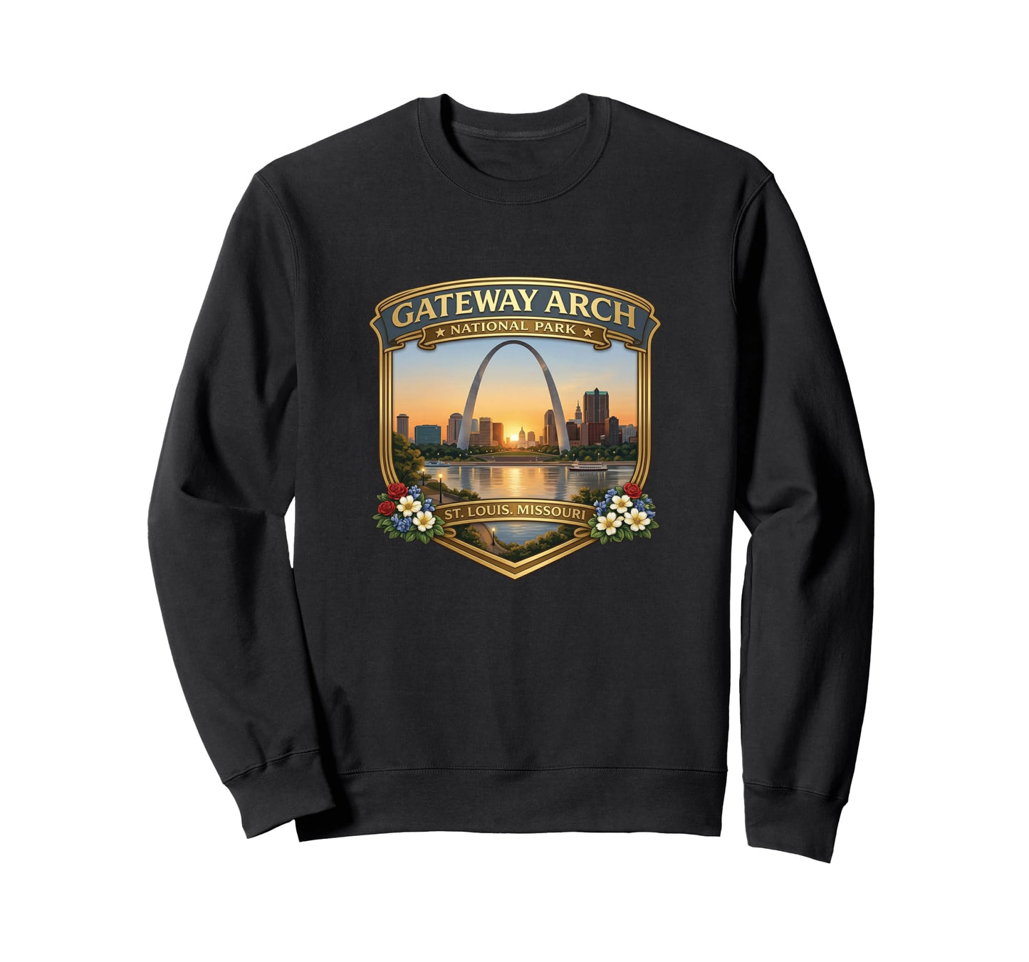 Gateway Arch National Park Alaska Sweatshirt - Casual Everyday Wear Unisex - T-Shirt, Sweatshirt, Hoodie