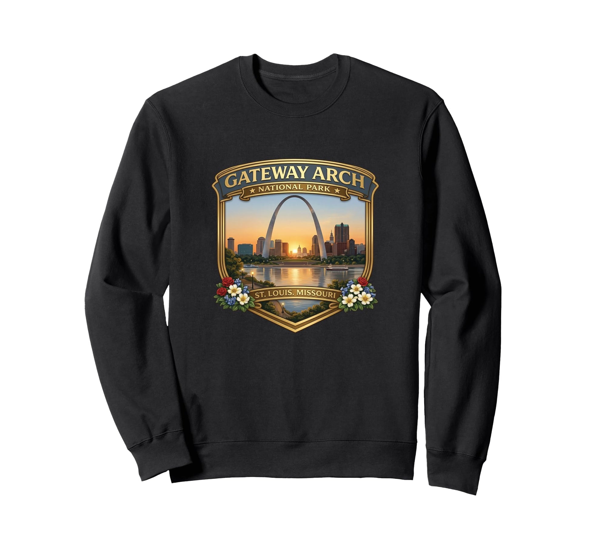 Gateway Arch National Park Alaska Sweatshirt - Casual Everyday Wear Unisex - T-Shirt, Sweatshirt, Hoodie