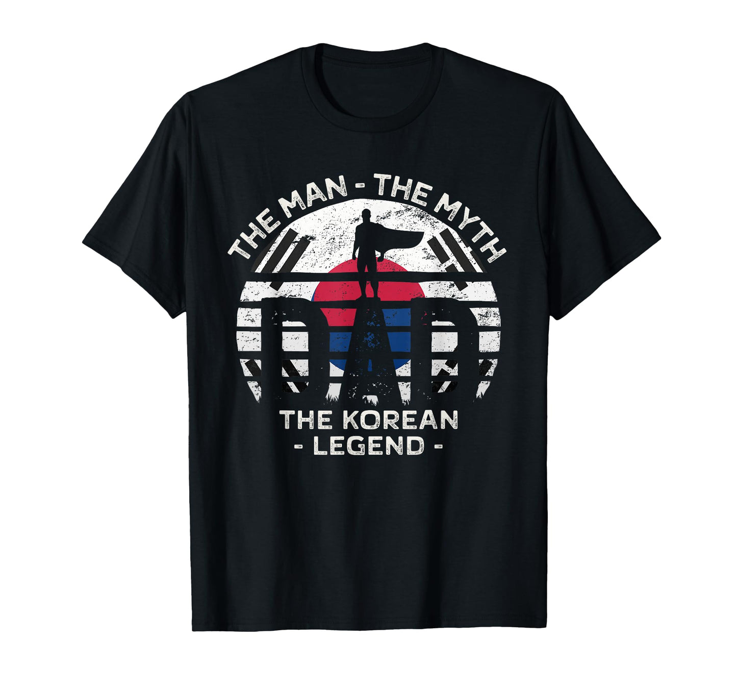 Dad Myth Korean Legend South Korea T-Shirt - Minimalist Print for Adults - T-Shirt, Sweatshirt, Hoodie