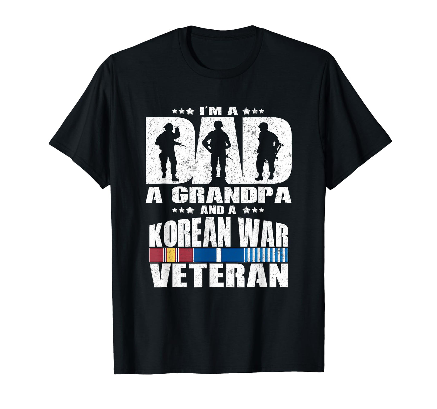 Dad Grandpa And Korean War Veteran T-Shirt - Aesthetic Graphic for Adults - T-Shirt, Sweatshirt, Hoodie