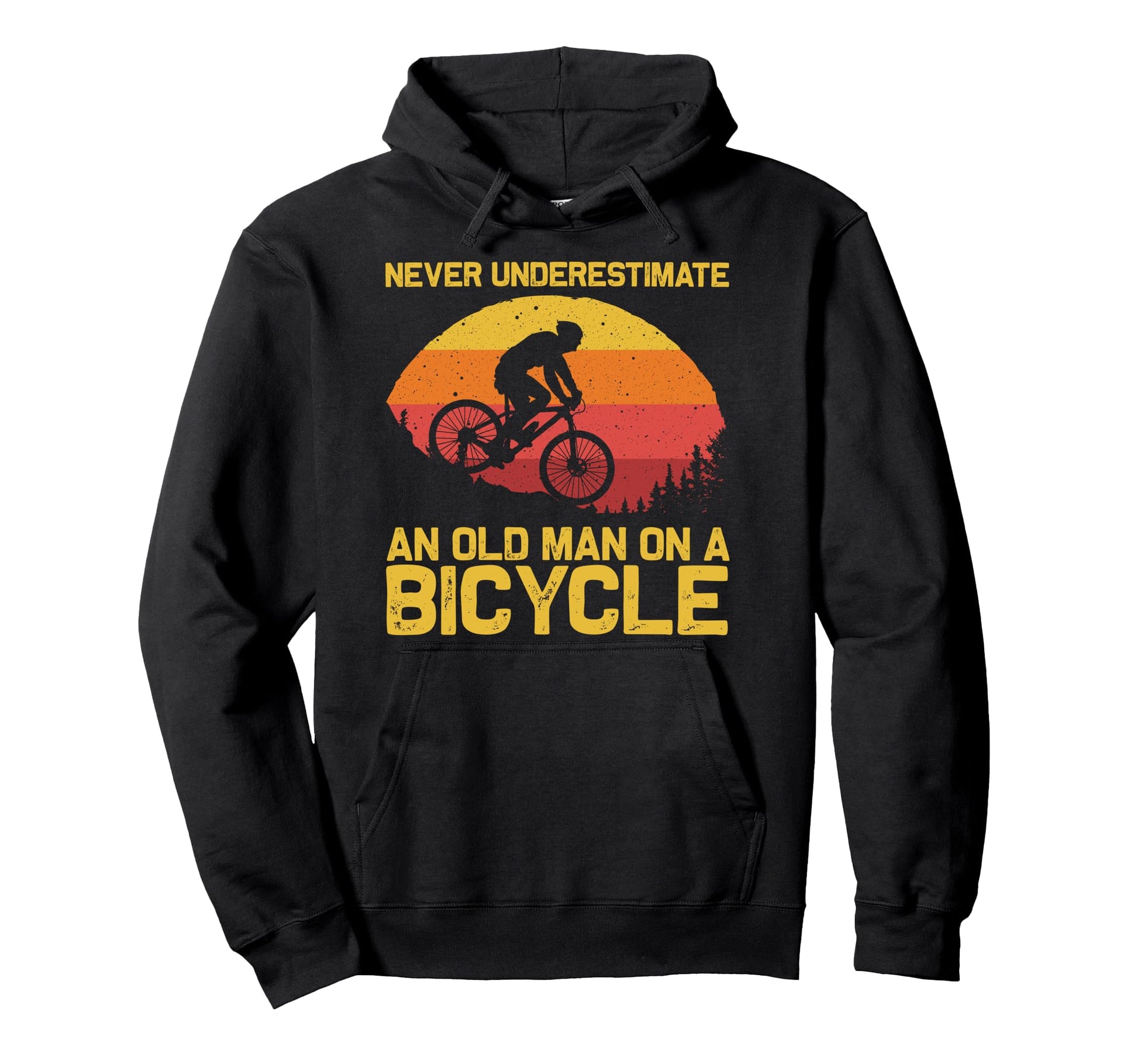 Mountain Biking Dad Biker Mtb Bicycle Bike Hoodie - Custom Art Print Unisex - T-Shirt, Sweatshirt, Hoodie