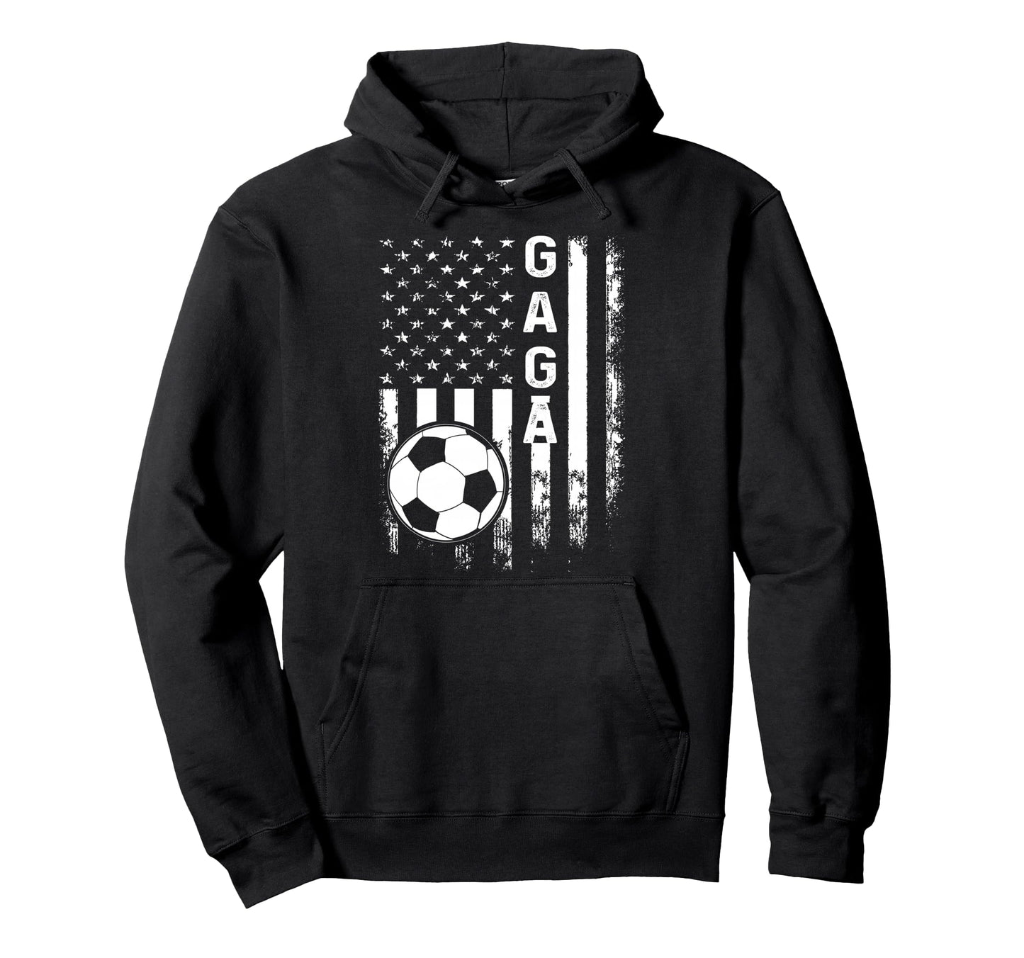 Soccer Gaga American Flag Hoodie - Custom Art Print Unisex - T-Shirt, Sweatshirt, Hoodie