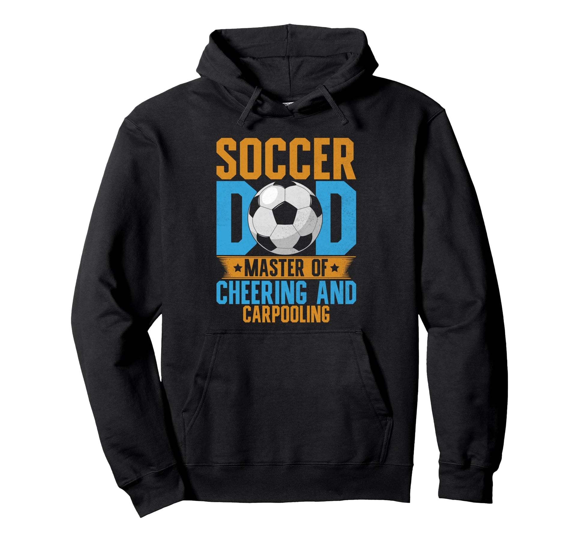 Master Cheering And Carpooling Soccer Dad Hoodie - Graphic Print Unisex - T-Shirt, Sweatshirt, Hoodie