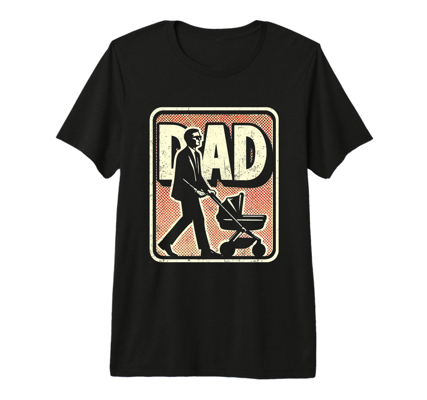 Mens Dad Stroller Father Papa Lover T-Shirt - Trendy Graphic Men Women - T-Shirt, Sweatshirt, Hoodie