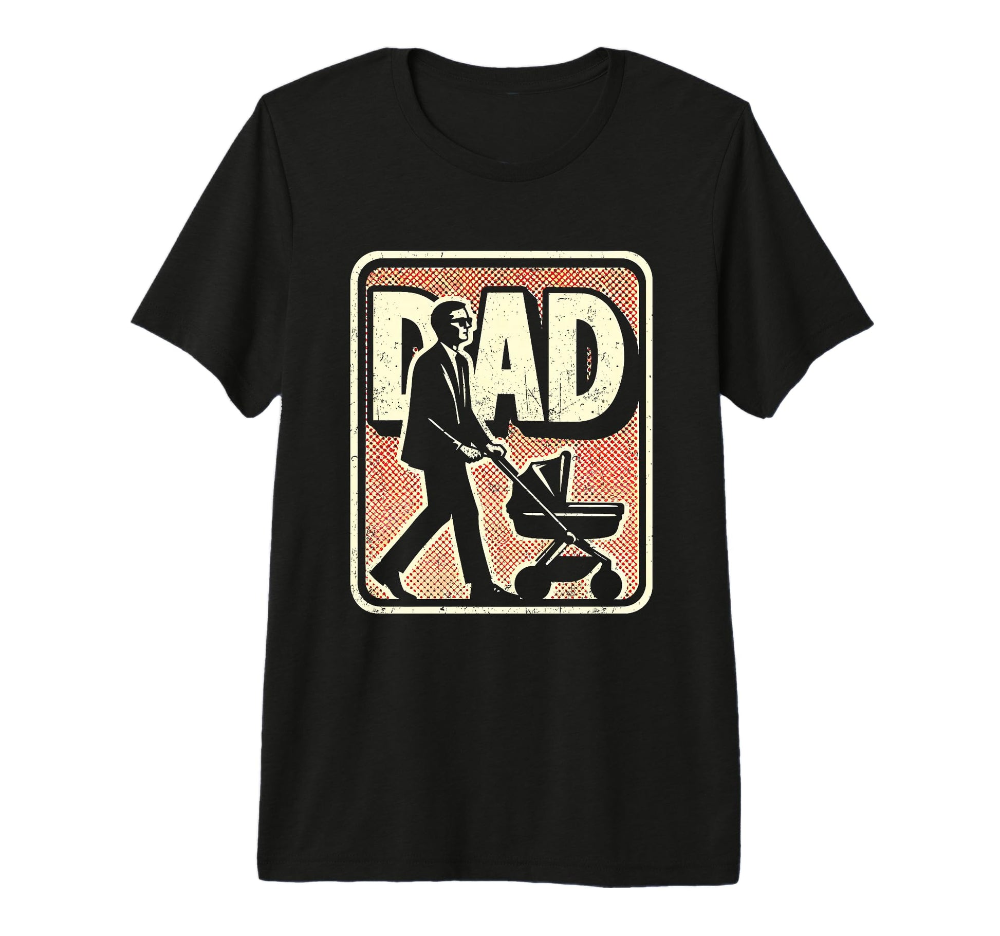 Mens Dad Stroller Father Papa Lover T-Shirt - Trendy Graphic Men Women - T-Shirt, Sweatshirt, Hoodie