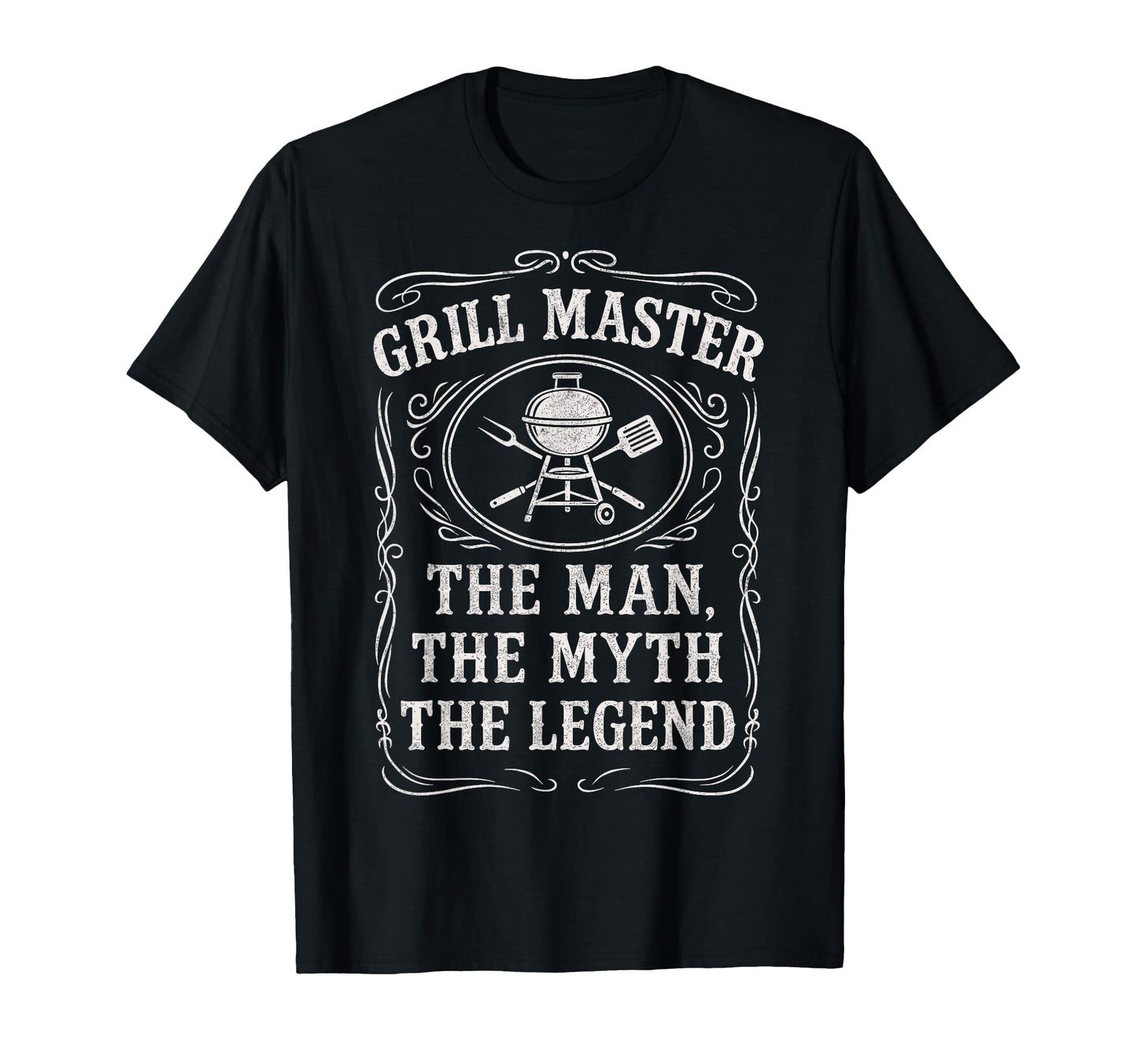 Funny Bbq Dad Grill Master Myth Legend T-Shirt - Unique Graphic Unisex - T-Shirt, Sweatshirt, Hoodie