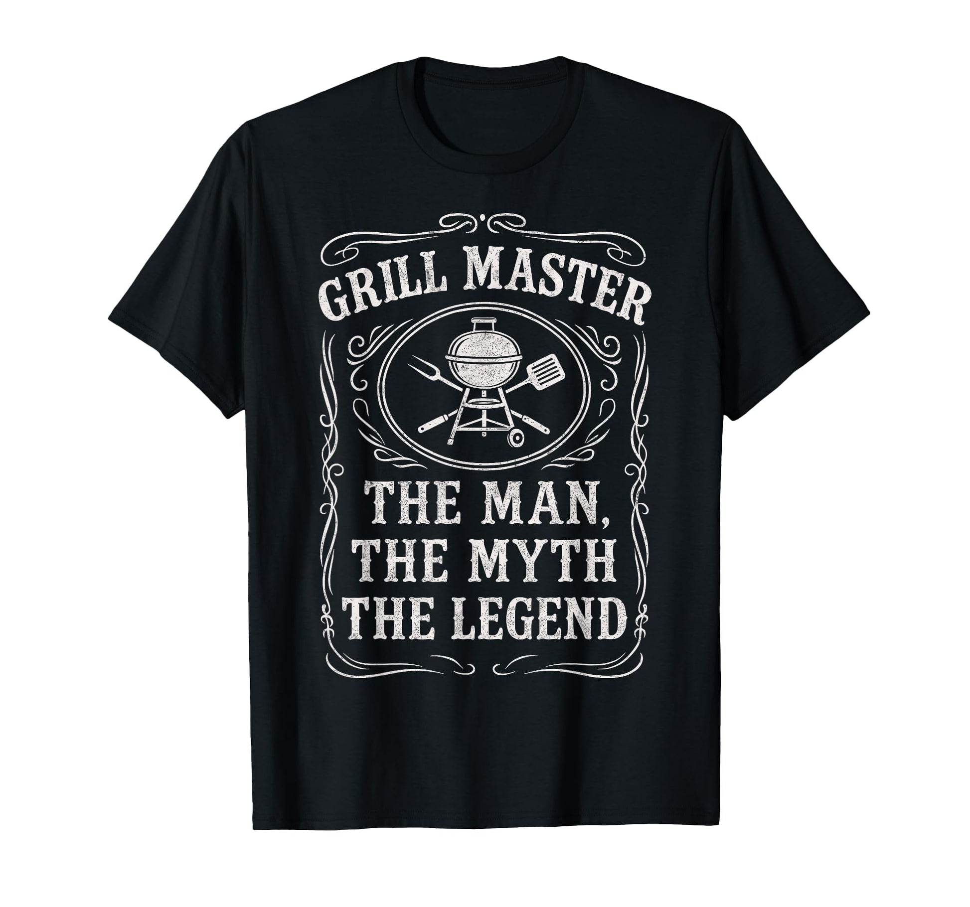 Funny Bbq Dad Grill Master Myth Legend T-Shirt - Unique Graphic Unisex - T-Shirt, Sweatshirt, Hoodie