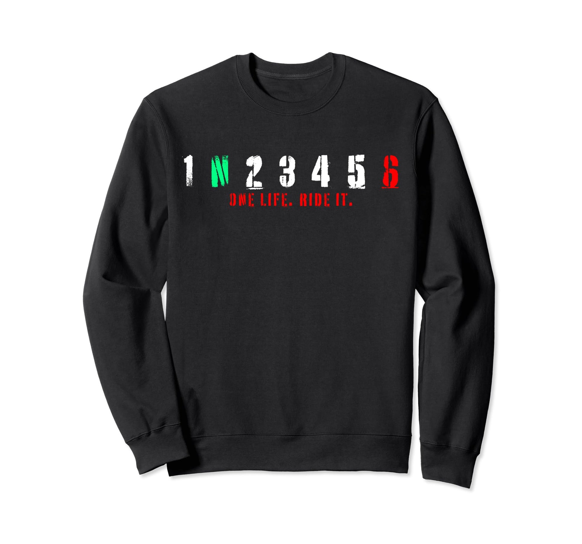 Us Flag Biker Dad Motorcycle Sweatshirt - Fun Novelty Design Men Women - T-Shirt, Sweatshirt, Hoodie