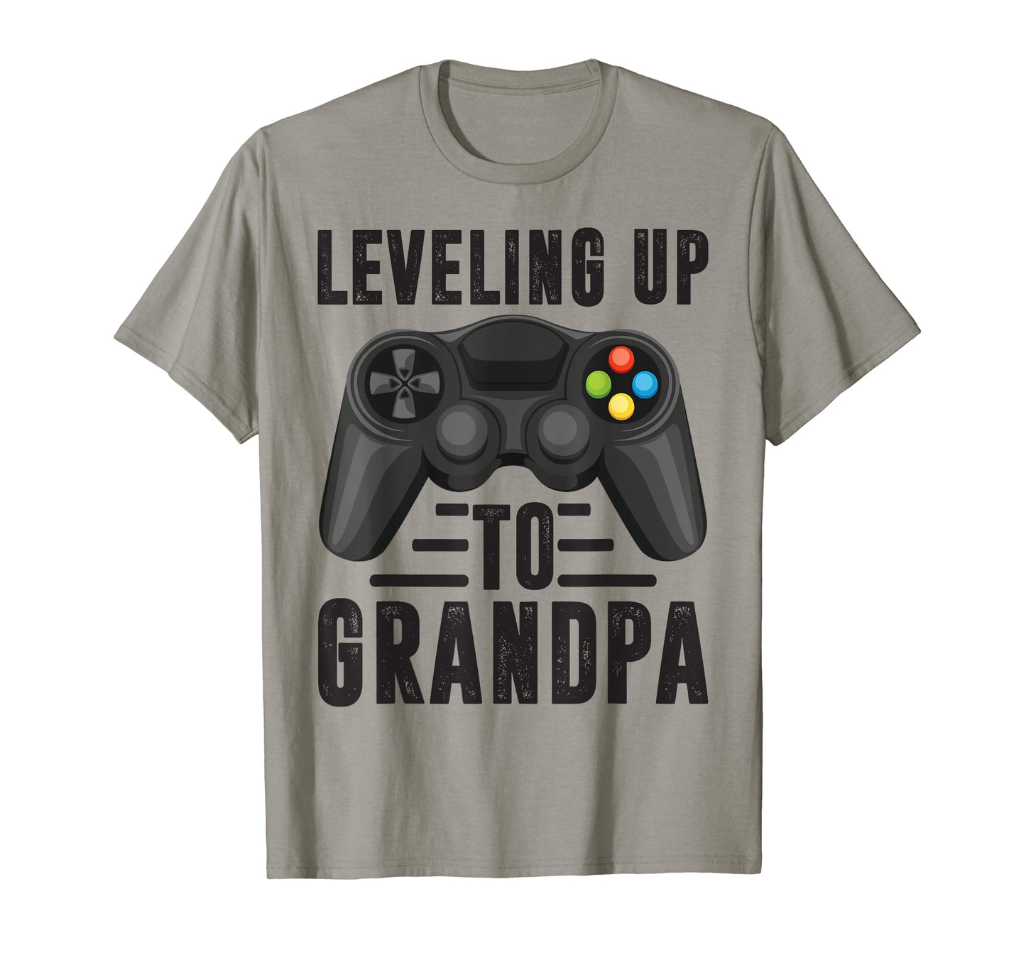 Leveling Up To Grandpa Promoted To T-Shirt - Minimalist Print for Adults - T-Shirt, Sweatshirt, Hoodie