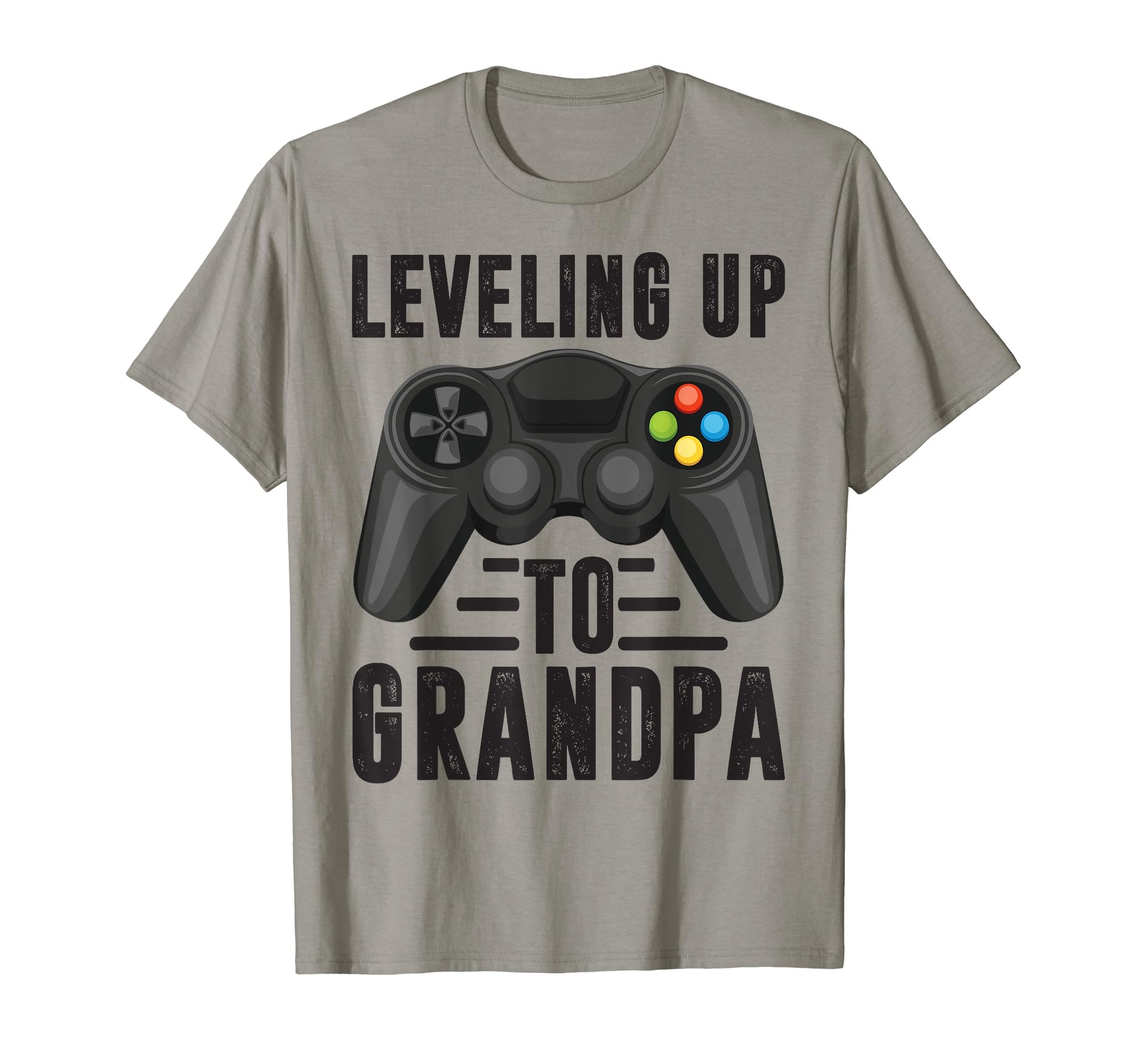 Leveling Up To Grandpa Promoted To T-Shirt - Minimalist Print for Adults - T-Shirt, Sweatshirt, Hoodie