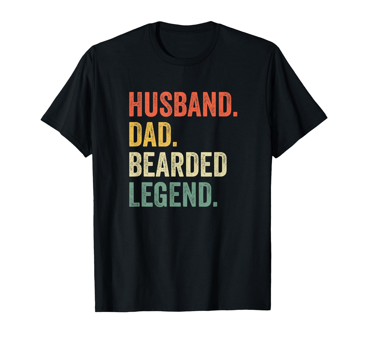 Bearded Husband Dad Beard Legend T-Shirt - Minimalist Print for Adults - T-Shirt, Sweatshirt, Hoodie