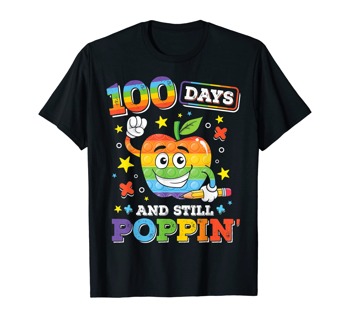100 Days And Still Poppin Happy 100Th T-Shirt - Streetwear Style Unisex - T-Shirt, Sweatshirt, Hoodie