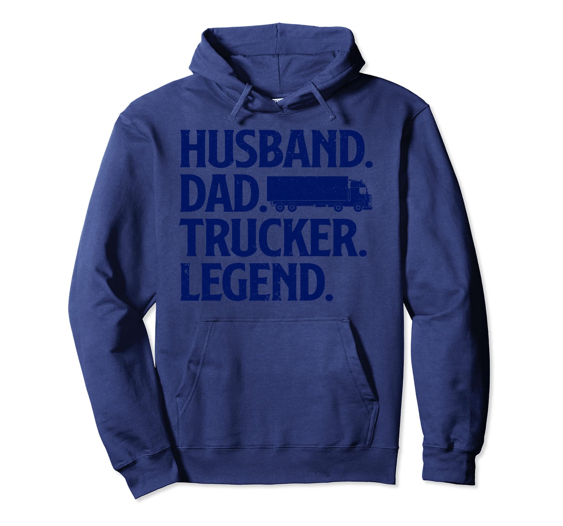 Funny Trucker Art Truck Driver Husband Hoodie - Aesthetic Graphic Unisex - T-Shirt, Sweatshirt, Hoodie