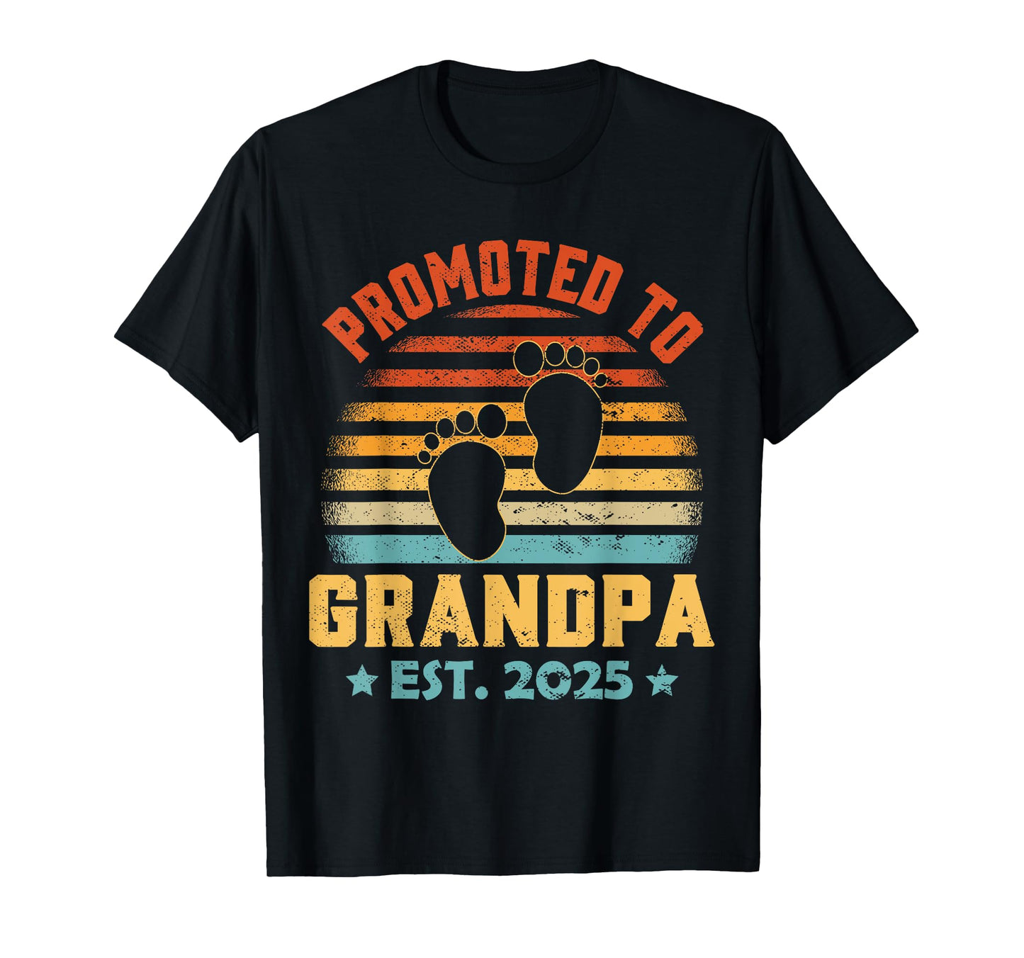 Promoted To Grandpa 2025 Pregnancy T-Shirt - Custom Art Print Men Women - T-Shirt, Sweatshirt, Hoodie
