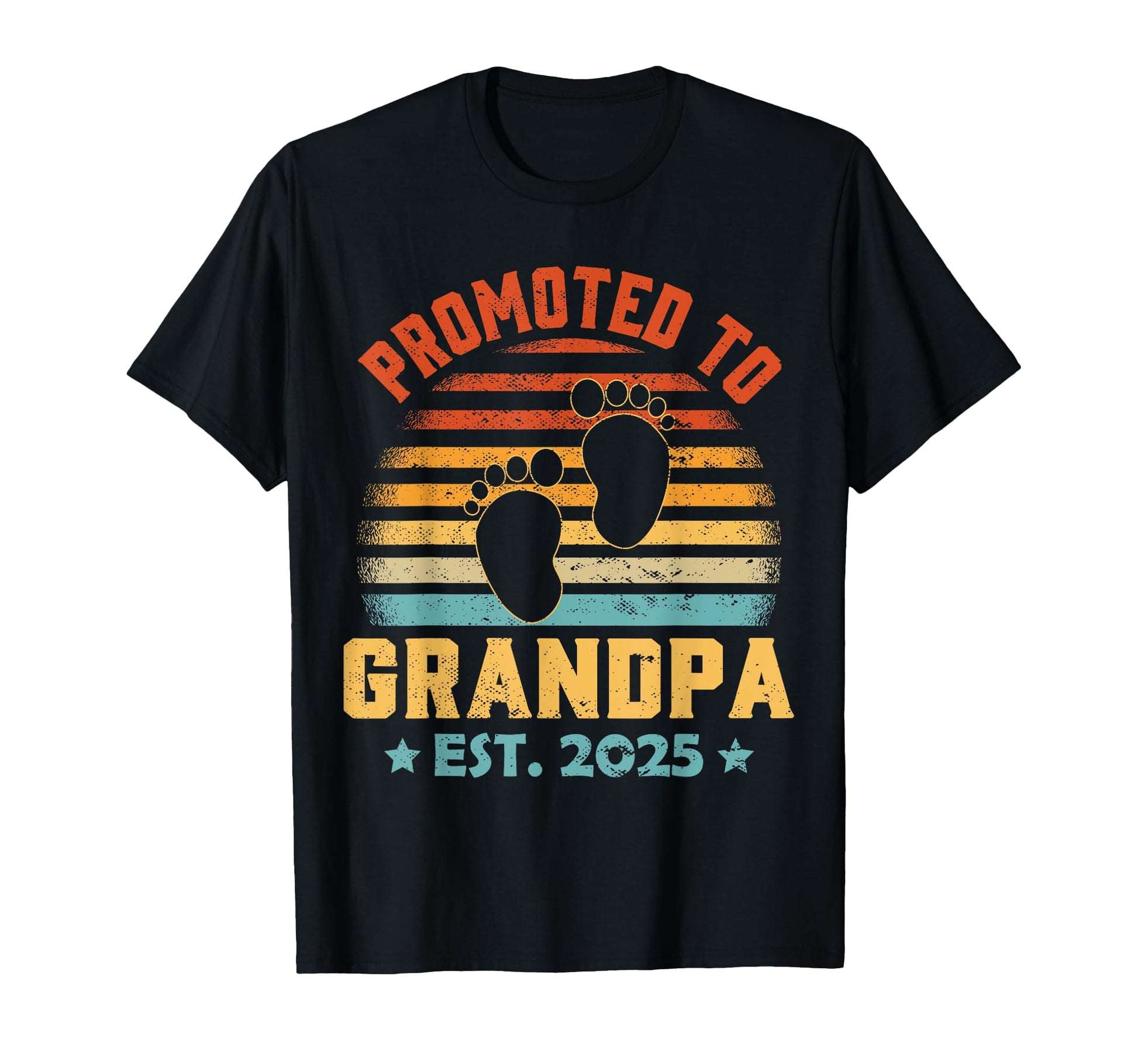 Promoted To Grandpa 2025 Pregnancy T-Shirt - Custom Art Print Men Women - T-Shirt, Sweatshirt, Hoodie