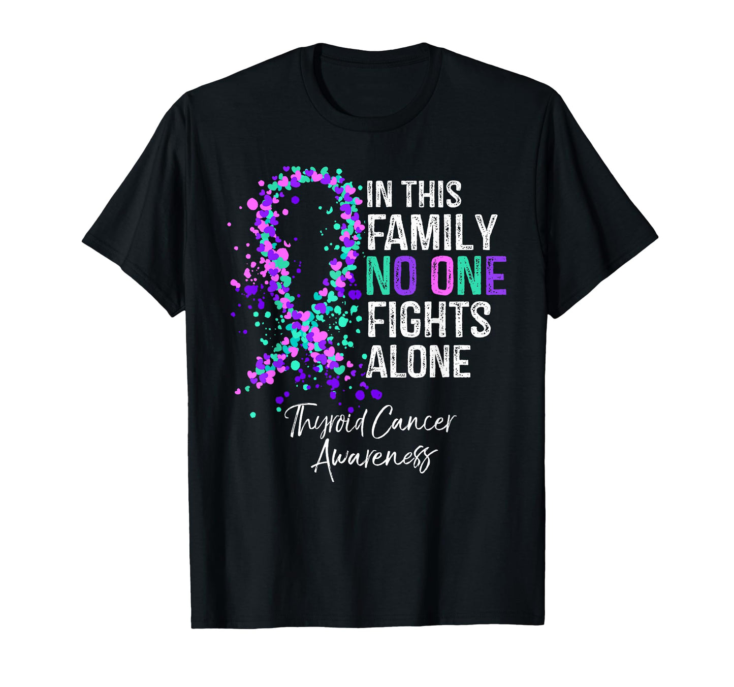 This Family No One Fights Alone T-Shirt - Novelty Apparel Men Women - T-Shirt, Sweatshirt, Hoodie