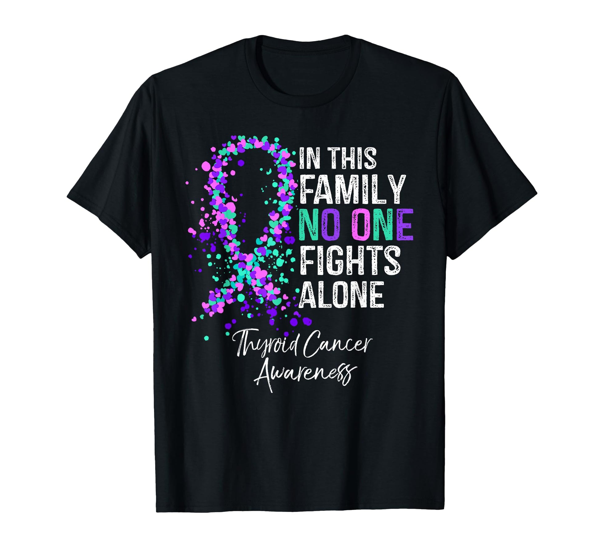 This Family No One Fights Alone T-Shirt - Novelty Apparel Men Women - T-Shirt, Sweatshirt, Hoodie