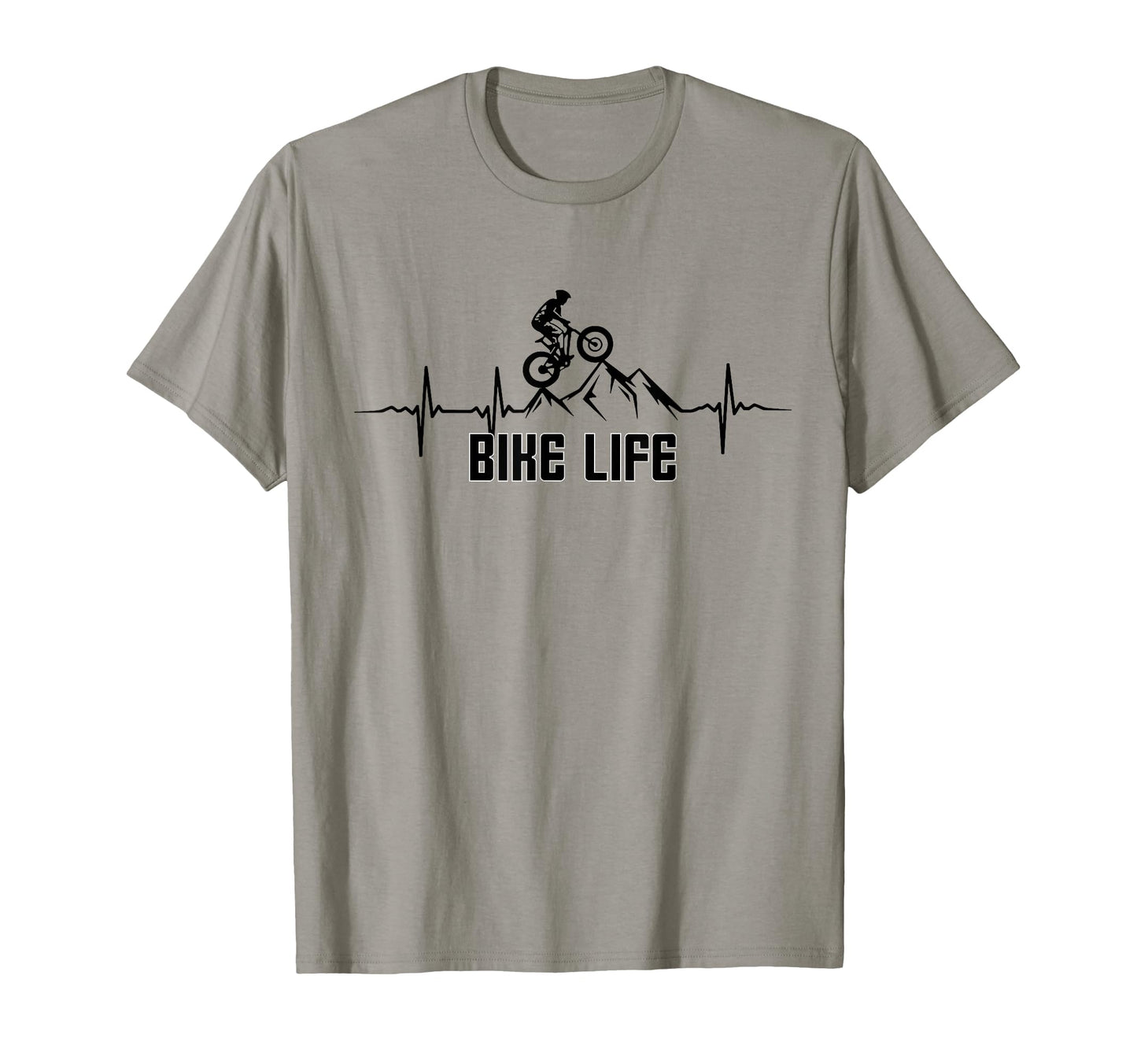 Bike Life Cycling Sport Mtb Mountain T-Shirt - Custom Art Print for Adults - T-Shirt, Sweatshirt, Hoodie