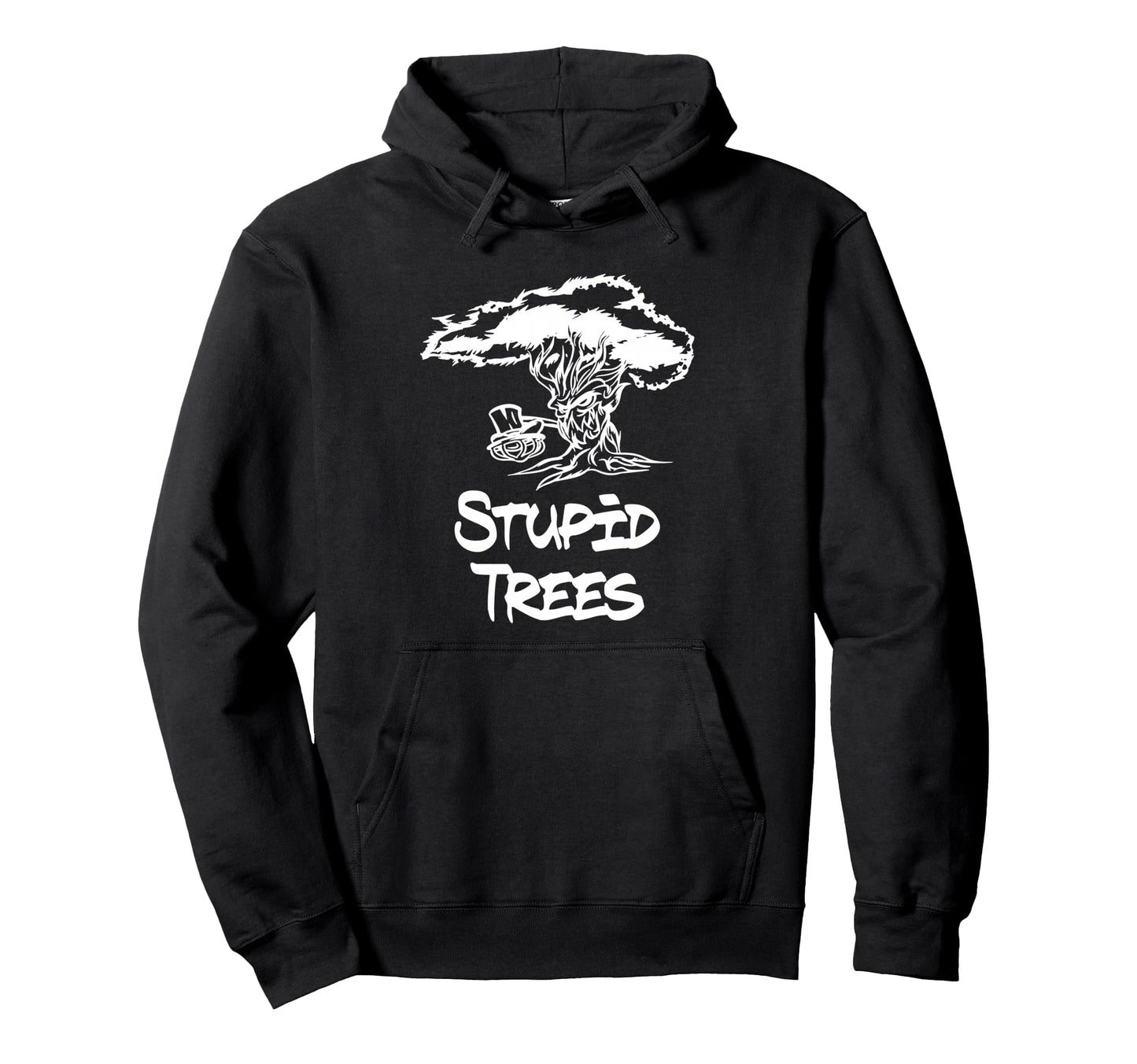 Stupid Trees Disc Golf Streetwear Art Hoodie - Novelty Apparel for Adults - T-Shirt, Sweatshirt, Hoodie