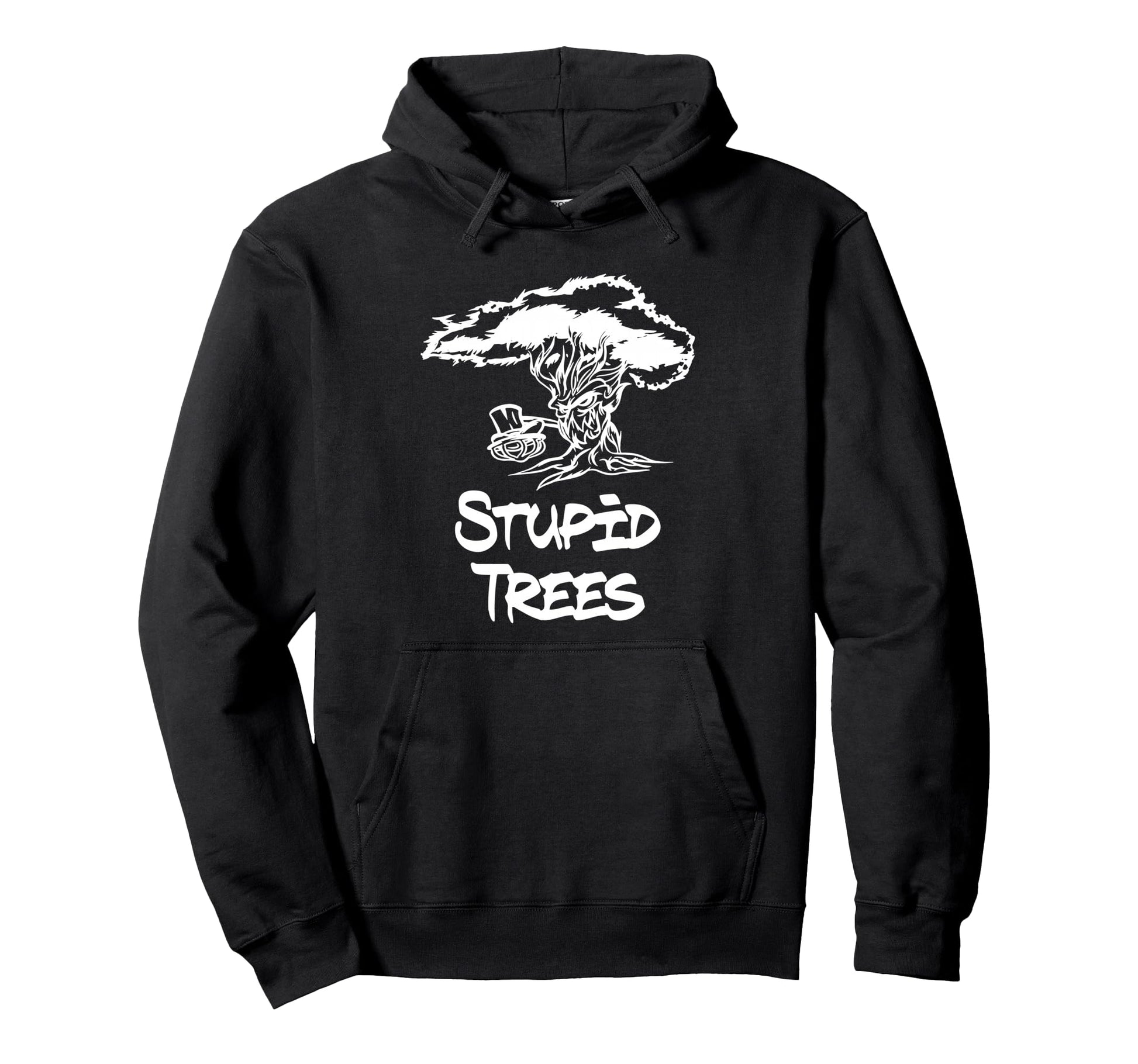 Stupid Trees Disc Golf Streetwear Art Hoodie - Novelty Apparel for Adults - T-Shirt, Sweatshirt, Hoodie