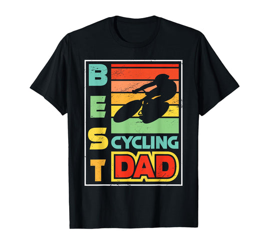Best Cyling Dad Bicycle Cycling Racing T-Shirt - Custom Art Print Unisex - T-Shirt, Sweatshirt, Hoodie
