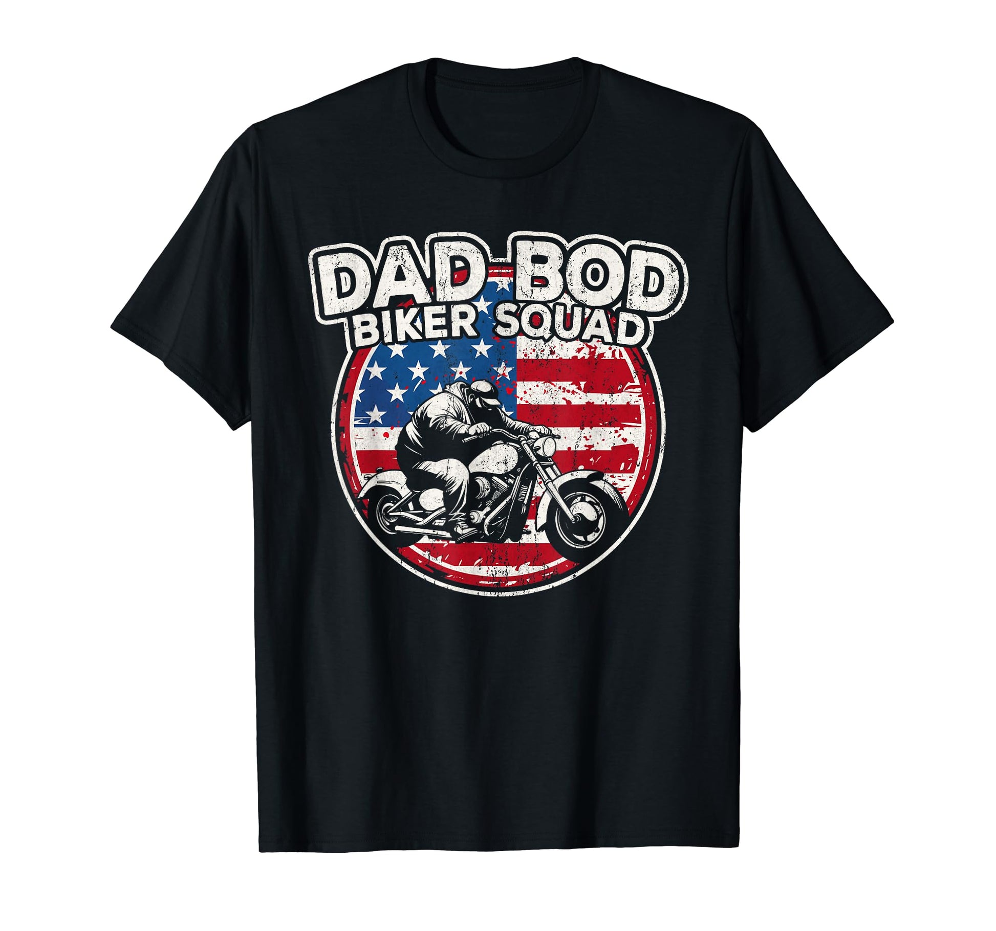Dad Bod Biker Squad Biker Dad T-Shirt - Casual Everyday Wear Men Women - T-Shirt, Sweatshirt, Hoodie