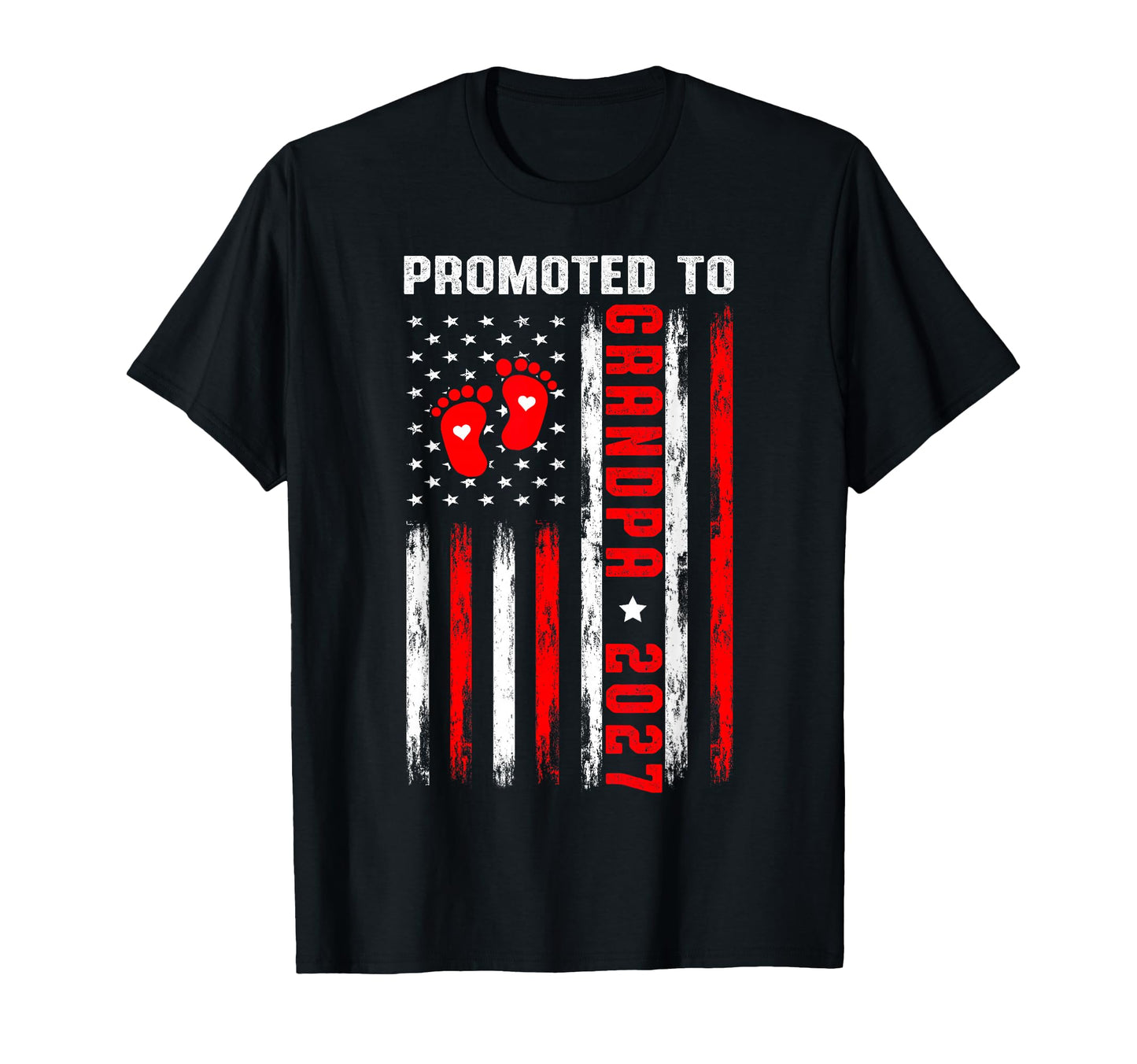 Promoted To Grandpa 2027 Funny New T-Shirt - Aesthetic Graphic for Adults - T-Shirt, Sweatshirt, Hoodie